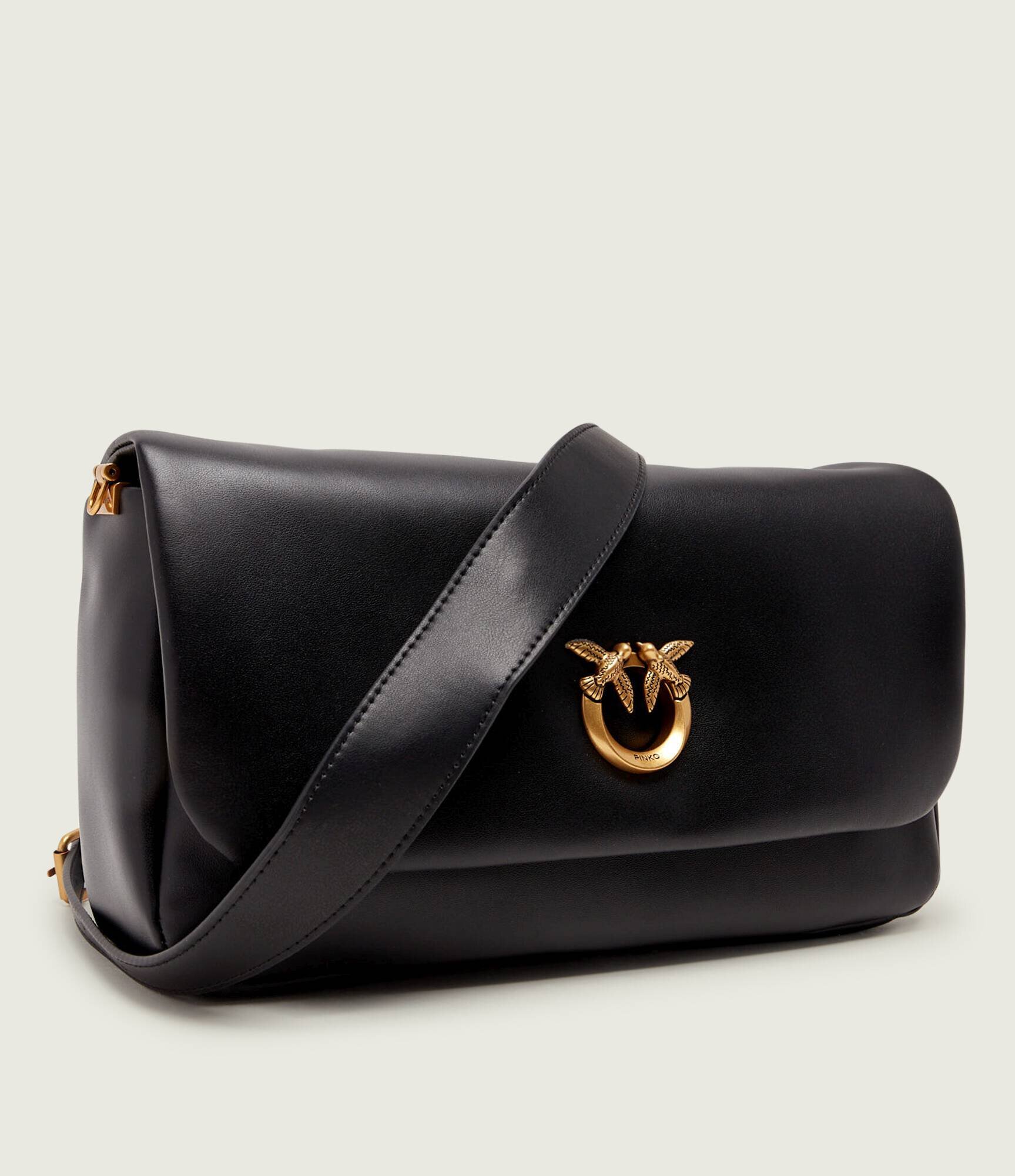 Pinko De piele geantă pe umăr CLICK SOFT