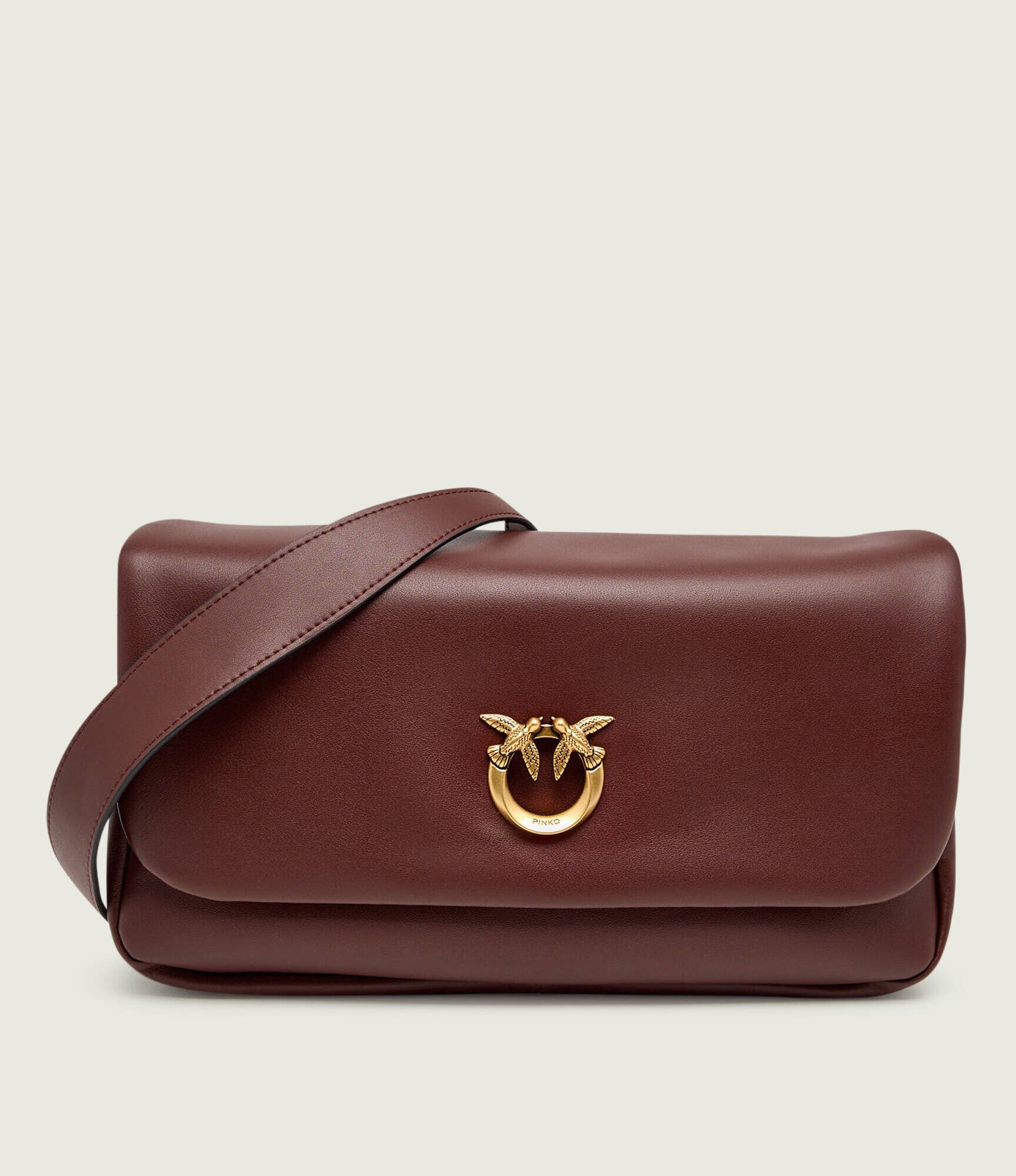 Pinko De piele geantă pe umăr CLICK SOFT