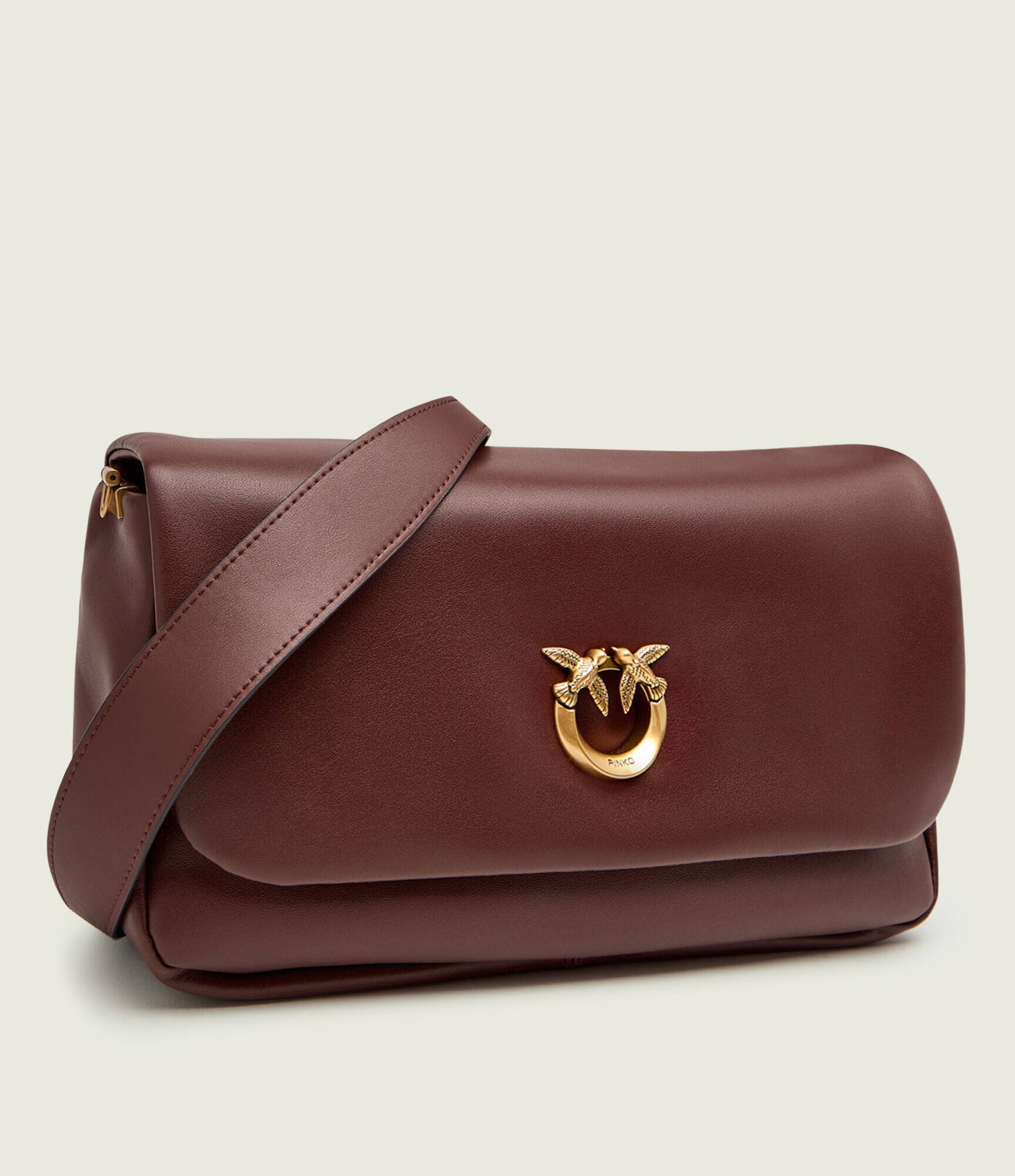 Pinko De piele geantă pe umăr CLICK SOFT