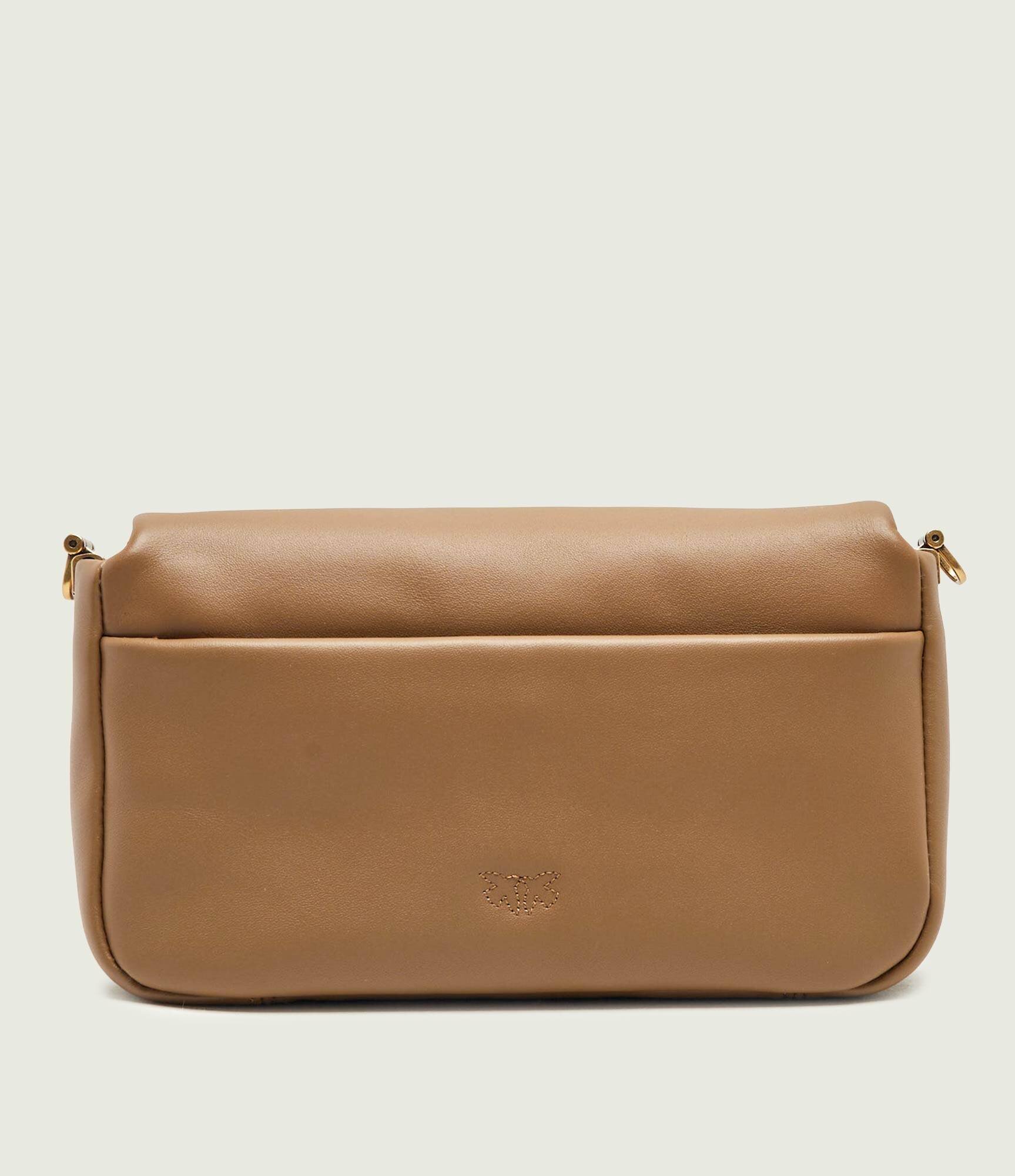 Pinko De piele geantă pe umăr Click Soft Horizontal Mini