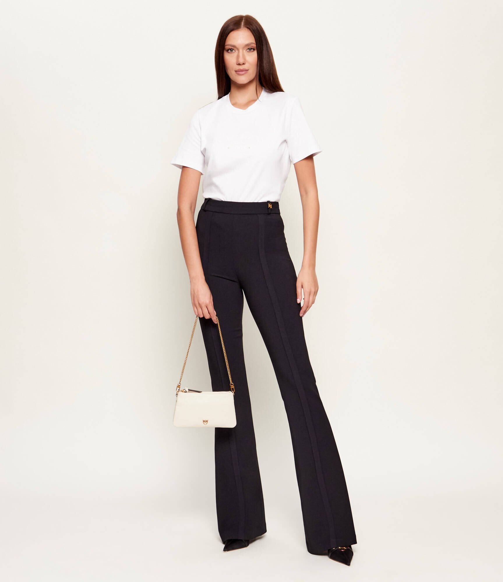 Pinko De piele geantă pe umăr DOUBLE MINI