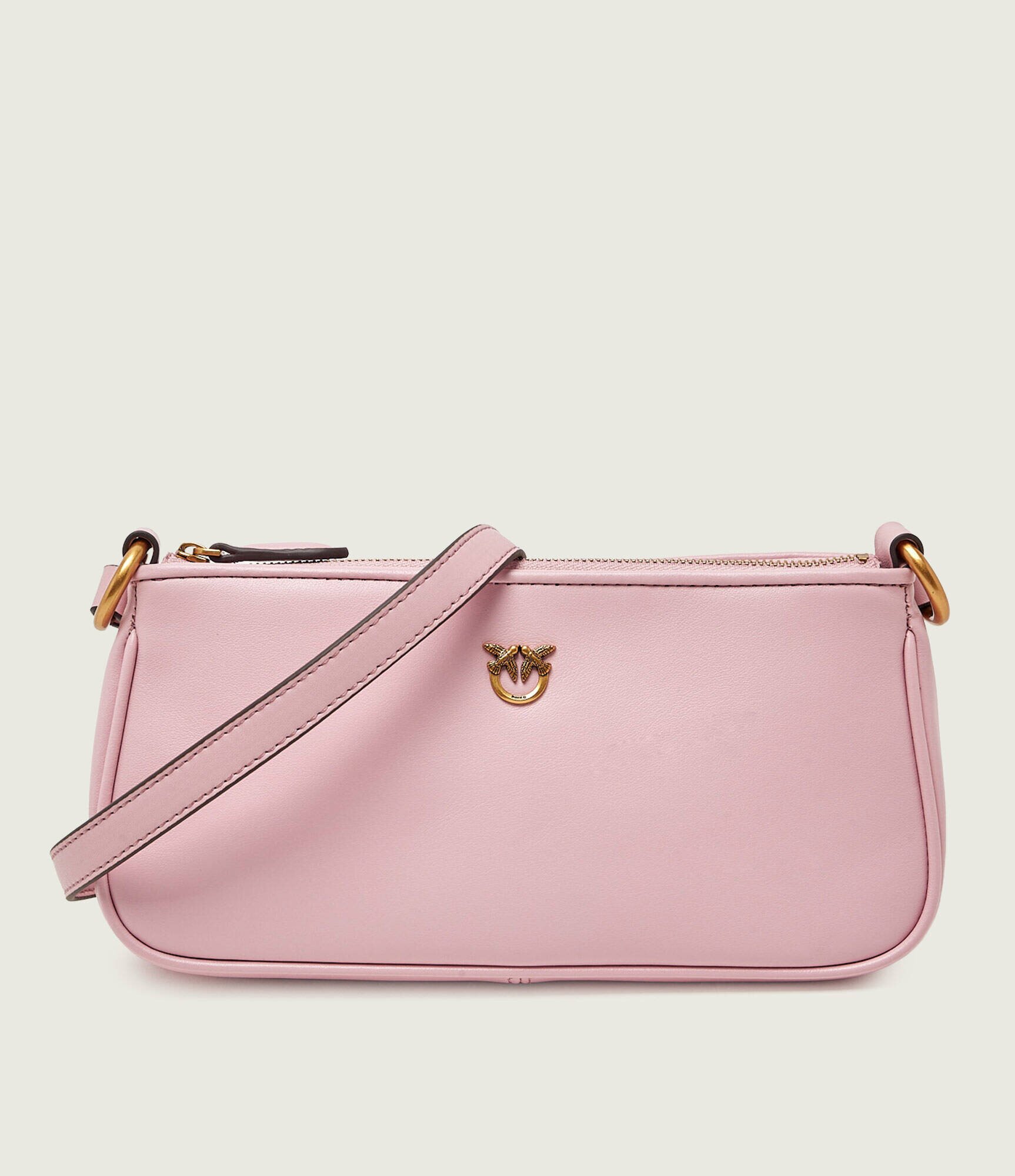 Pinko De piele geantă pe umăr HALF MOON