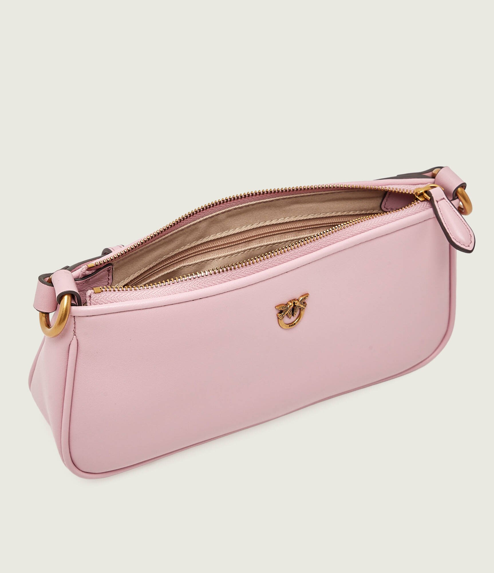 Pinko De piele geantă pe umăr HALF MOON