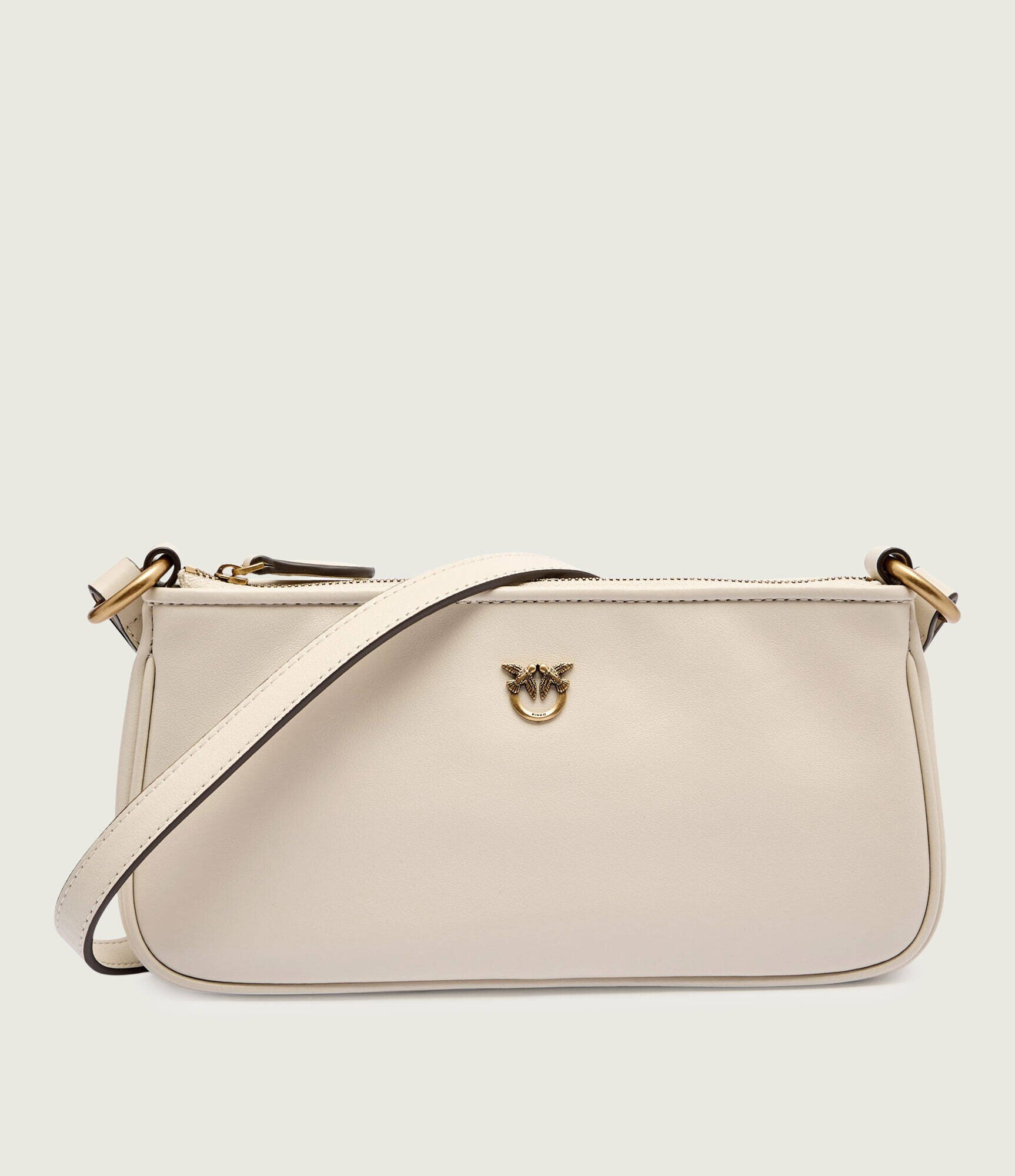Pinko De piele geantă pe umăr HALF MOON