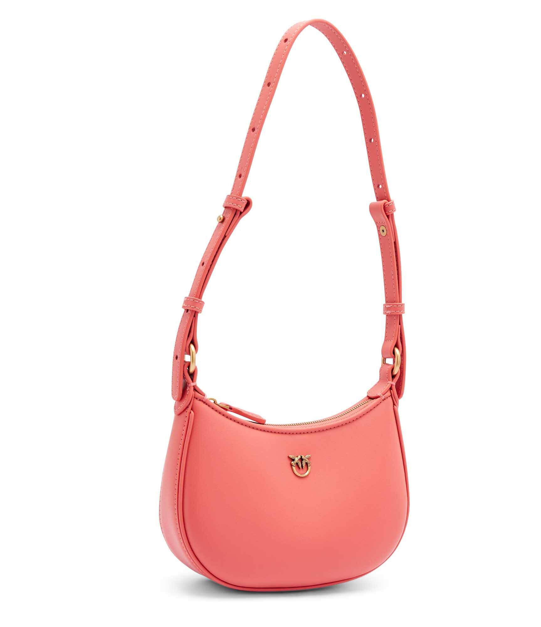 Pinko De piele geantă pe umăr HALF MOON BABY