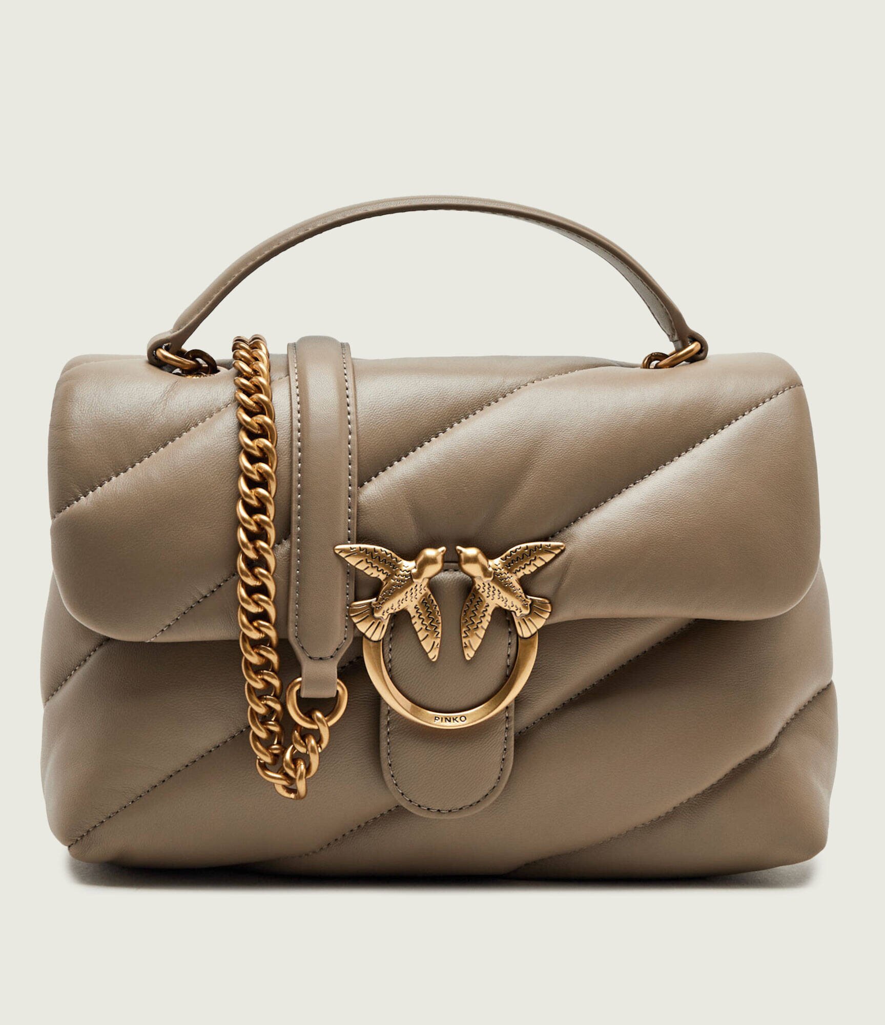 Pinko De piele geantă pe umăr Love Classic Puff