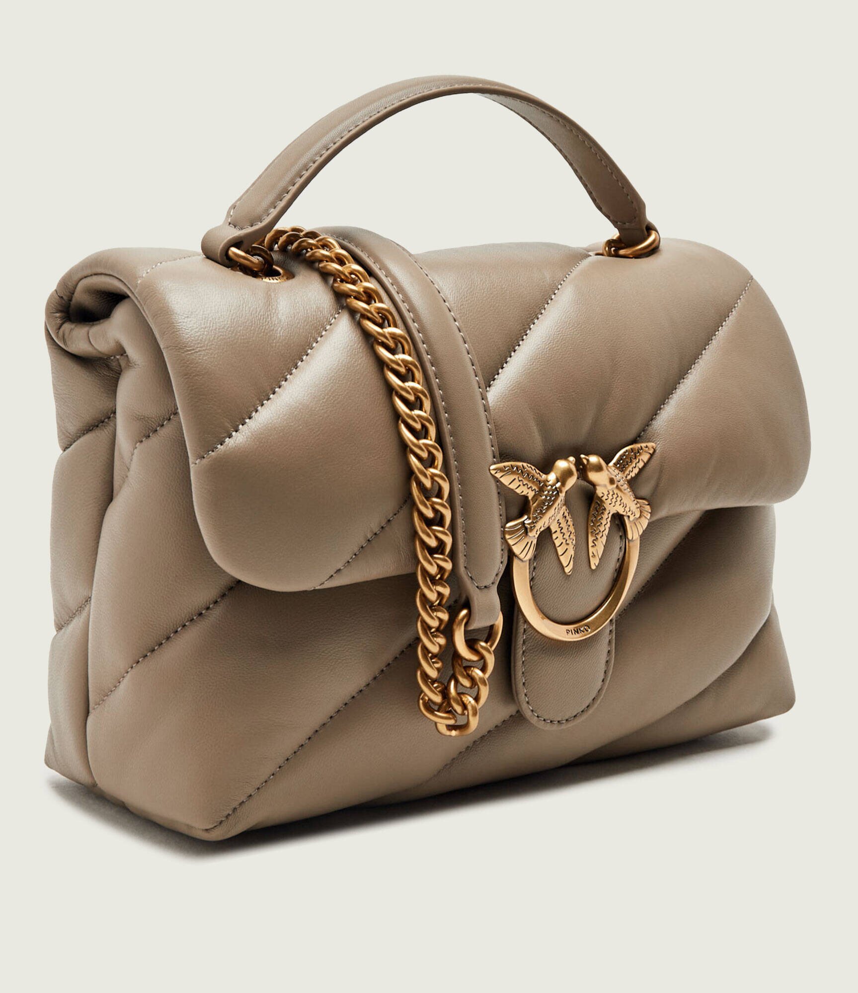 Pinko De piele geantă pe umăr Love Classic Puff