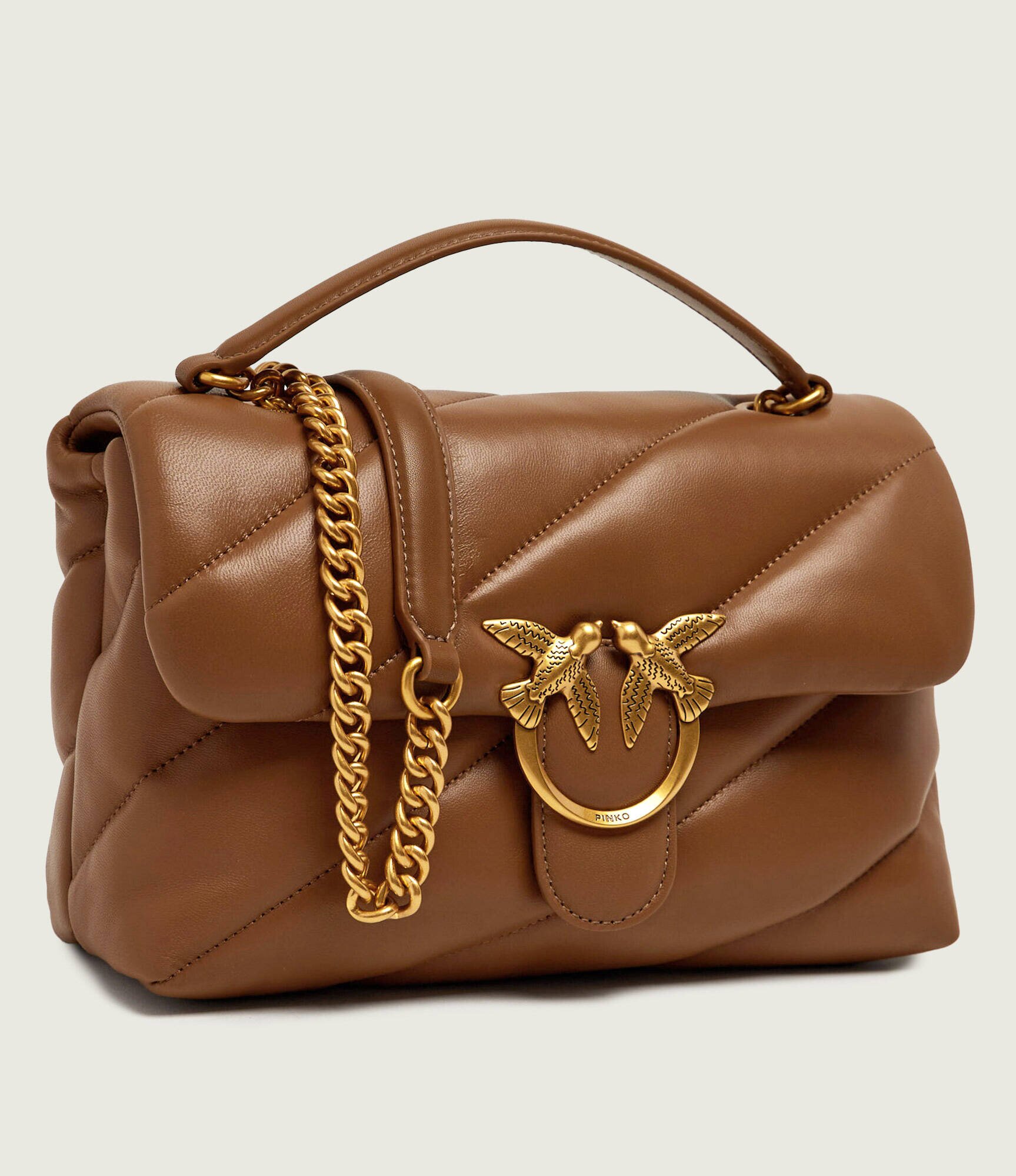 Pinko De piele geantă pe umăr Love Classic Puff
