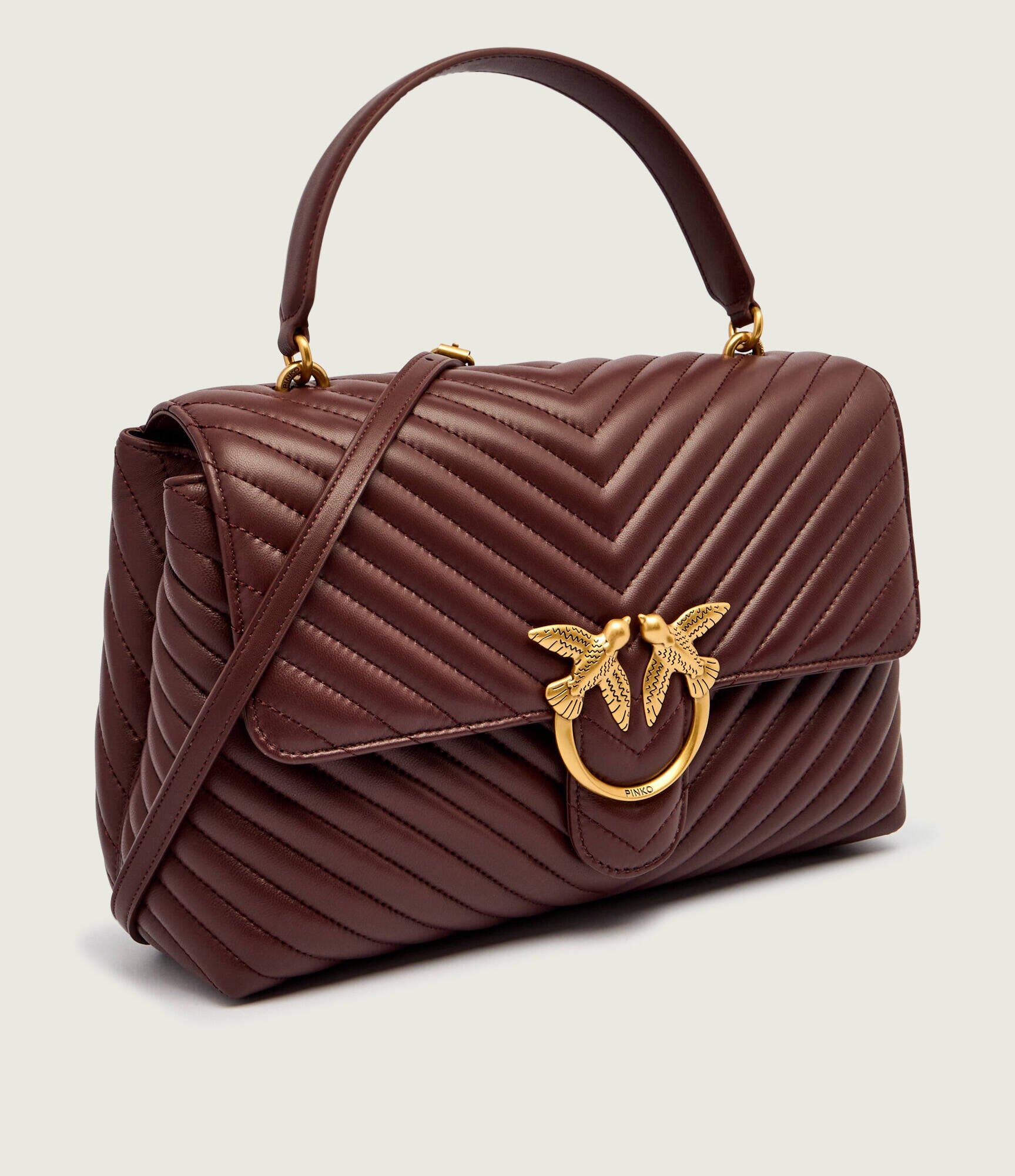 Pinko De piele geantă pe umăr LOVE LADY PUFF
