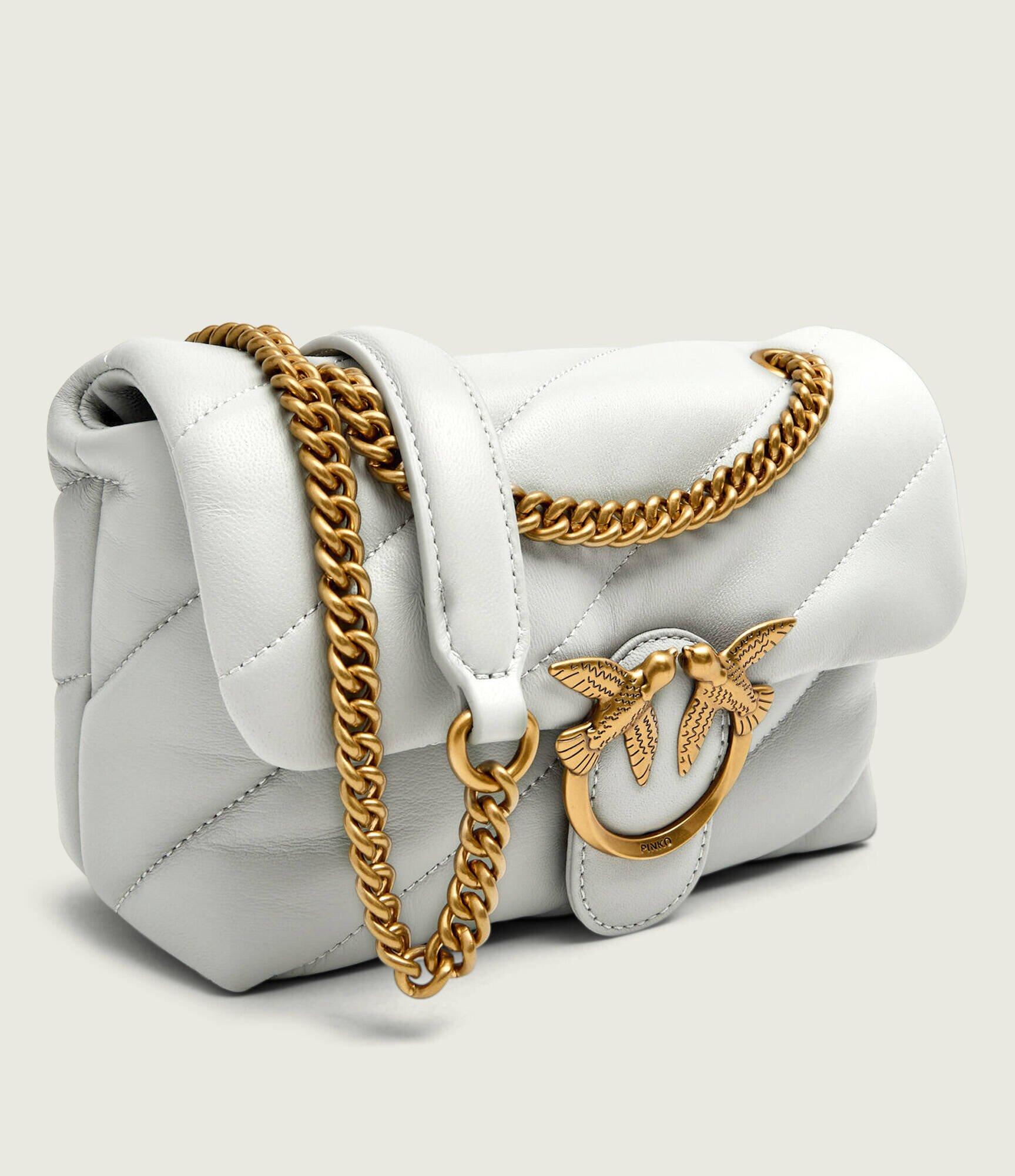 Pinko De piele geantă pe umăr LOVE MINI PUFF CL PLTT
