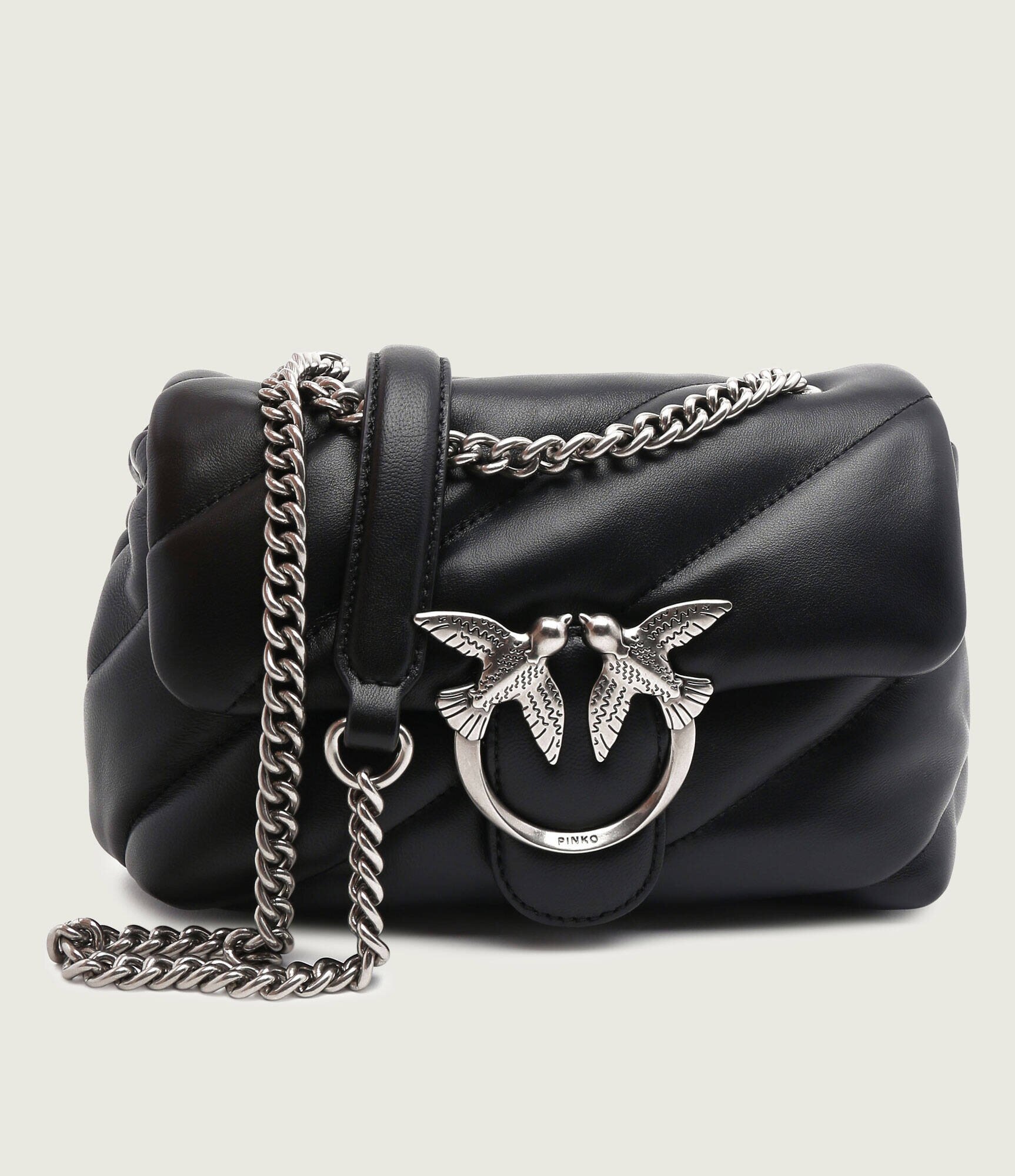 Pinko De piele geantă pe umăr LOVE MINI PUFF CL PLTT