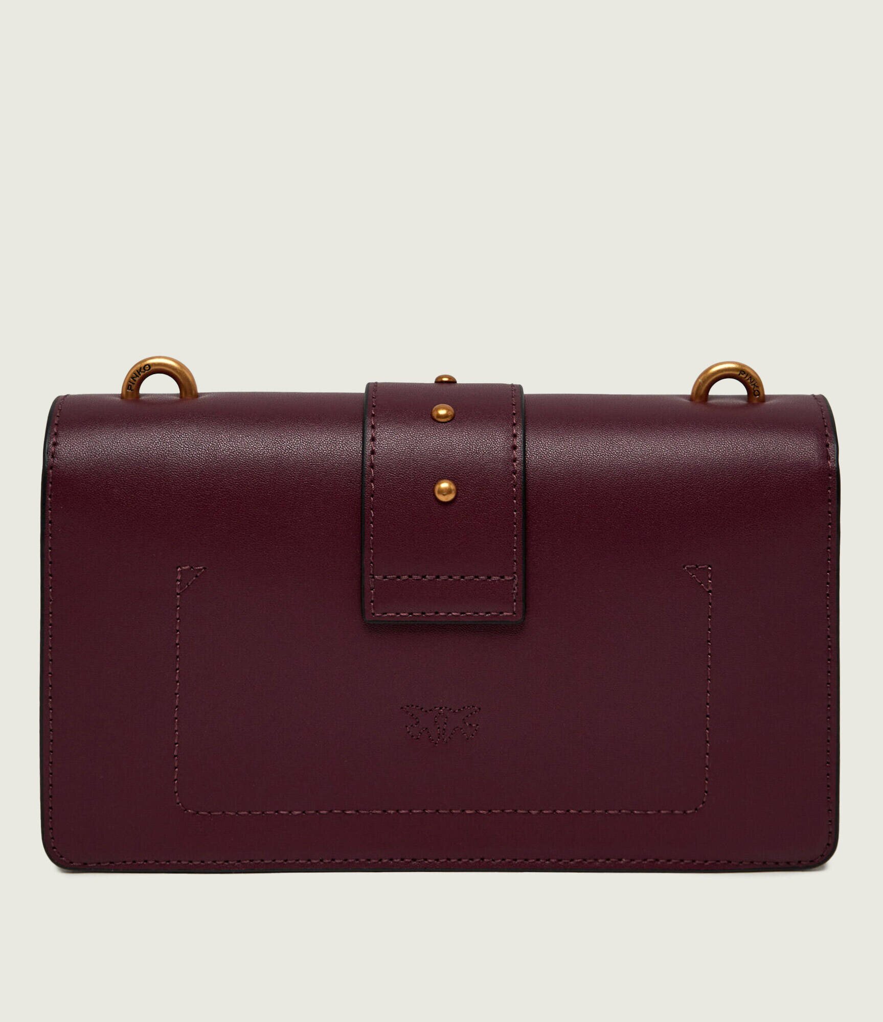 Pinko De piele geantă pe umăr Love One Mini