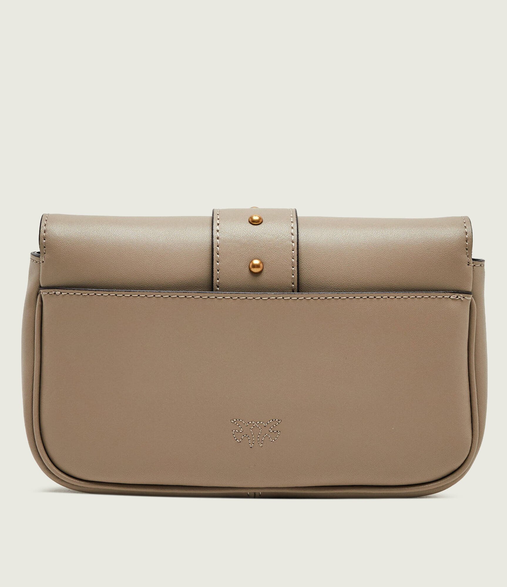 Pinko De piele geantă pe umăr Love One Pocket