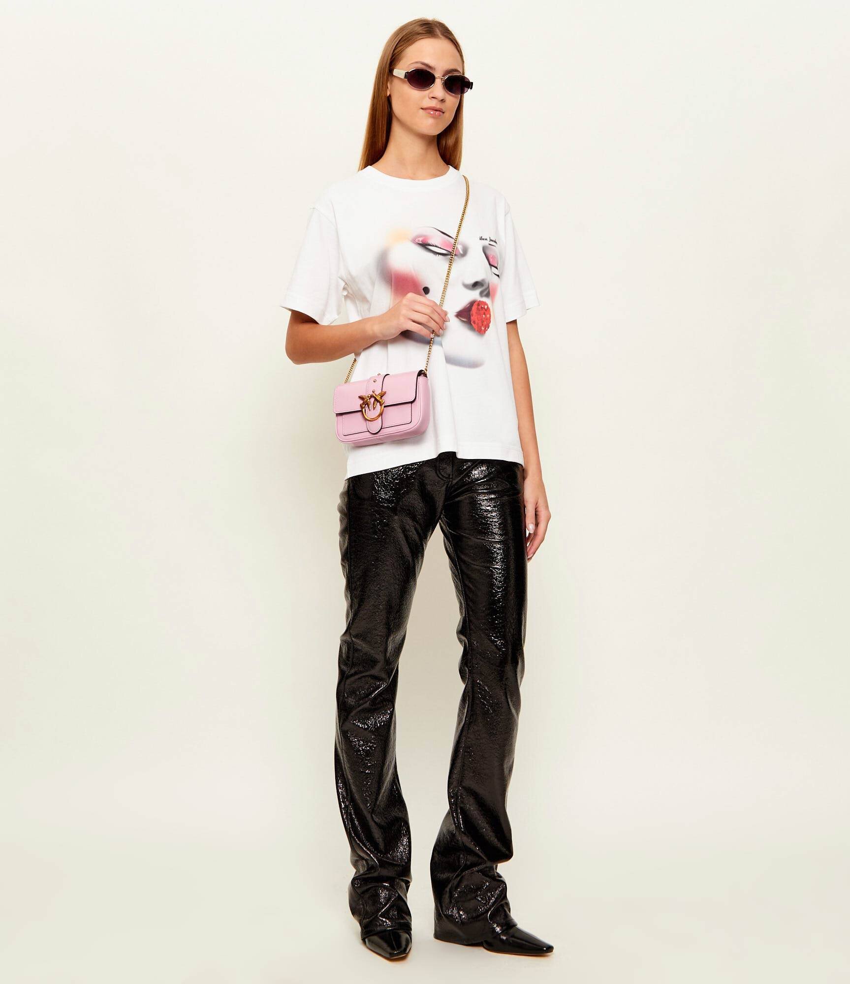 Pinko De piele geantă pe umăr LOVE ONE POCKET