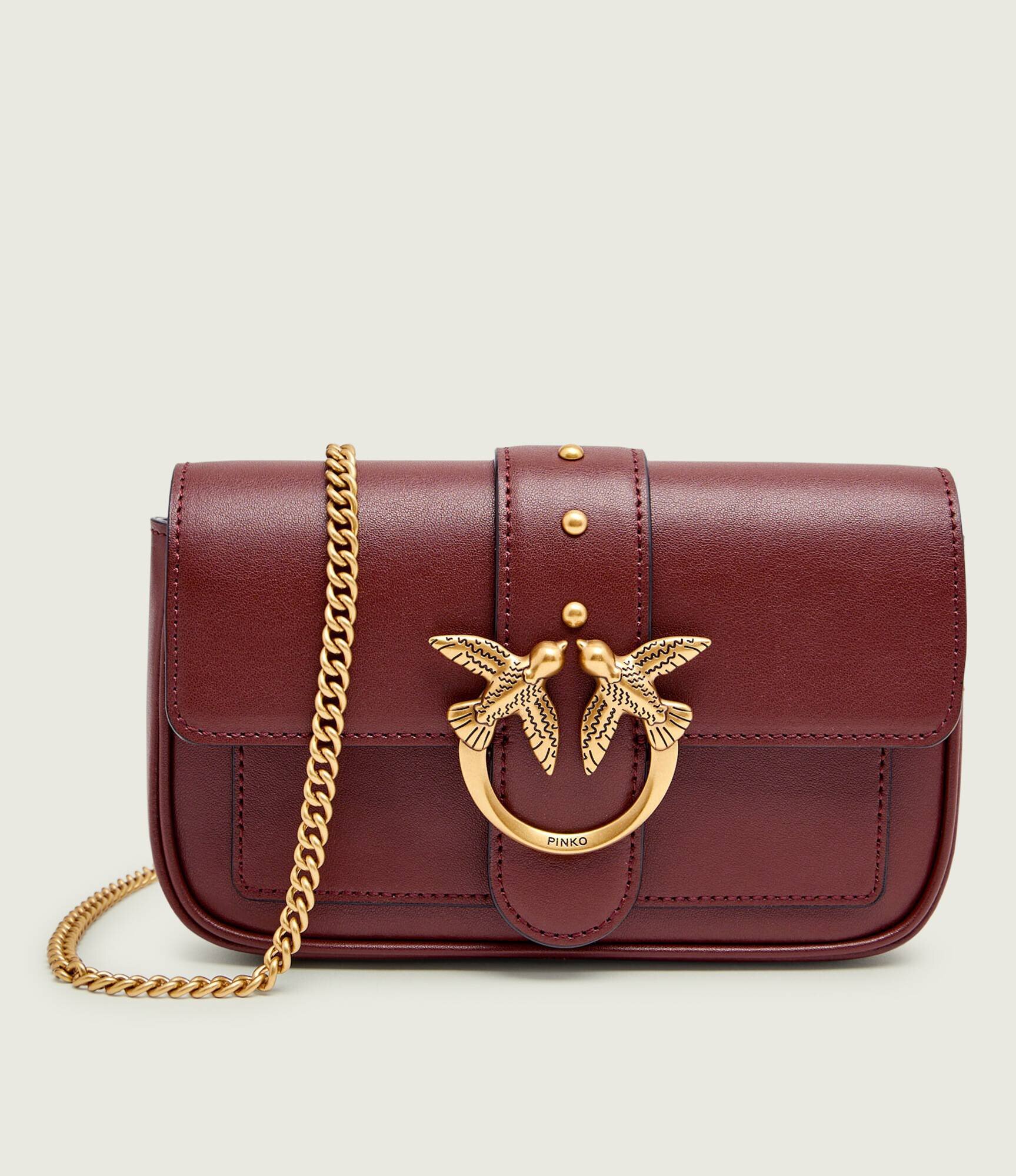 Pinko De piele geantă pe umăr LOVE ONE POCKET