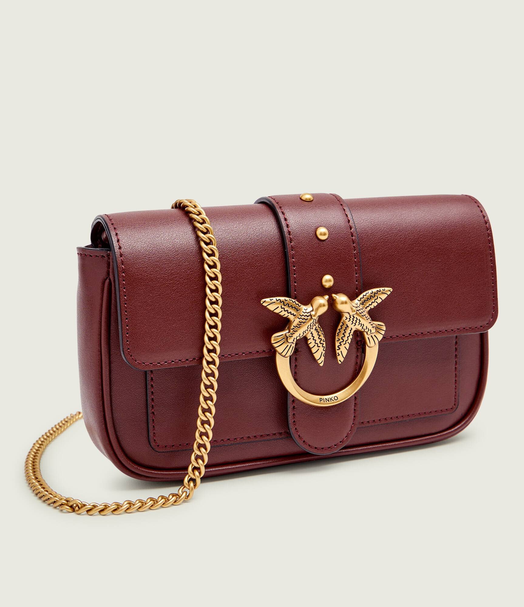 Pinko De piele geantă pe umăr LOVE ONE POCKET