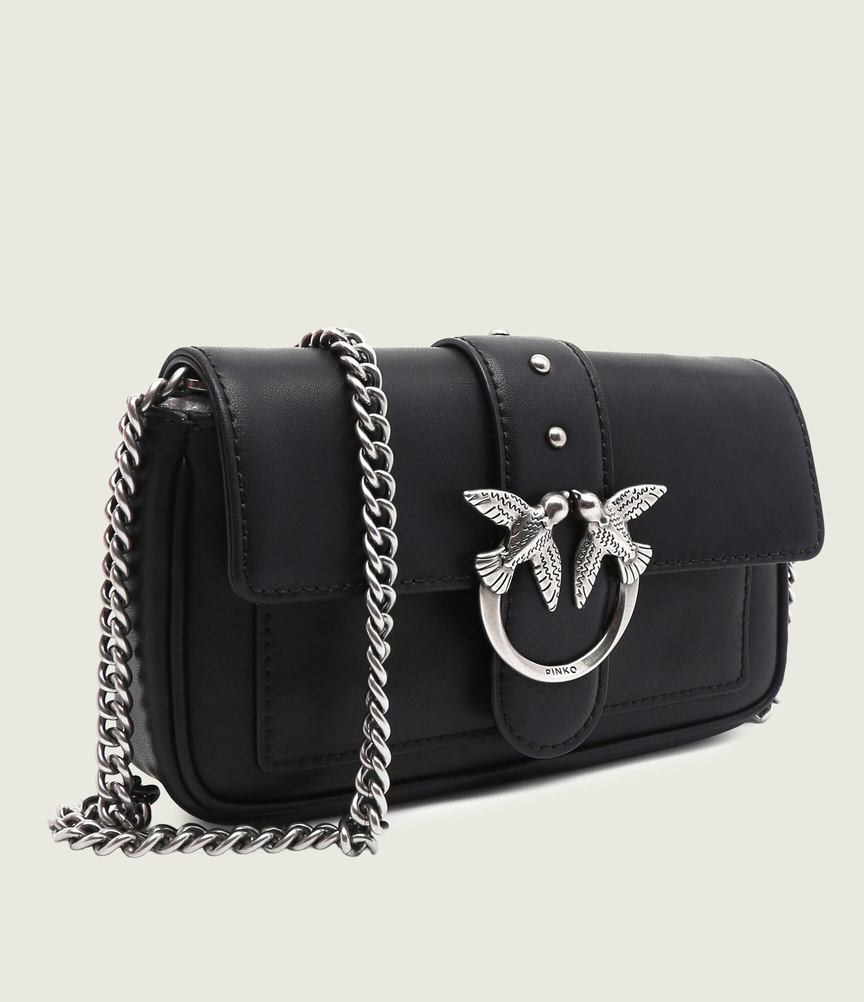 Pinko De piele geantă pe umăr LOVE ONE POCKET C