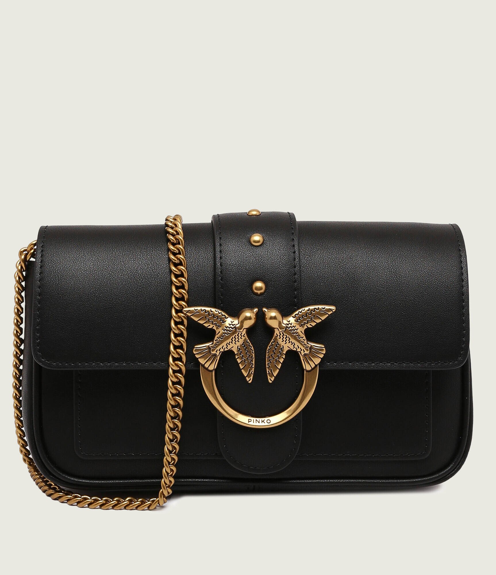 Pinko De piele geantă pe umăr LOVE ONE POCKET C