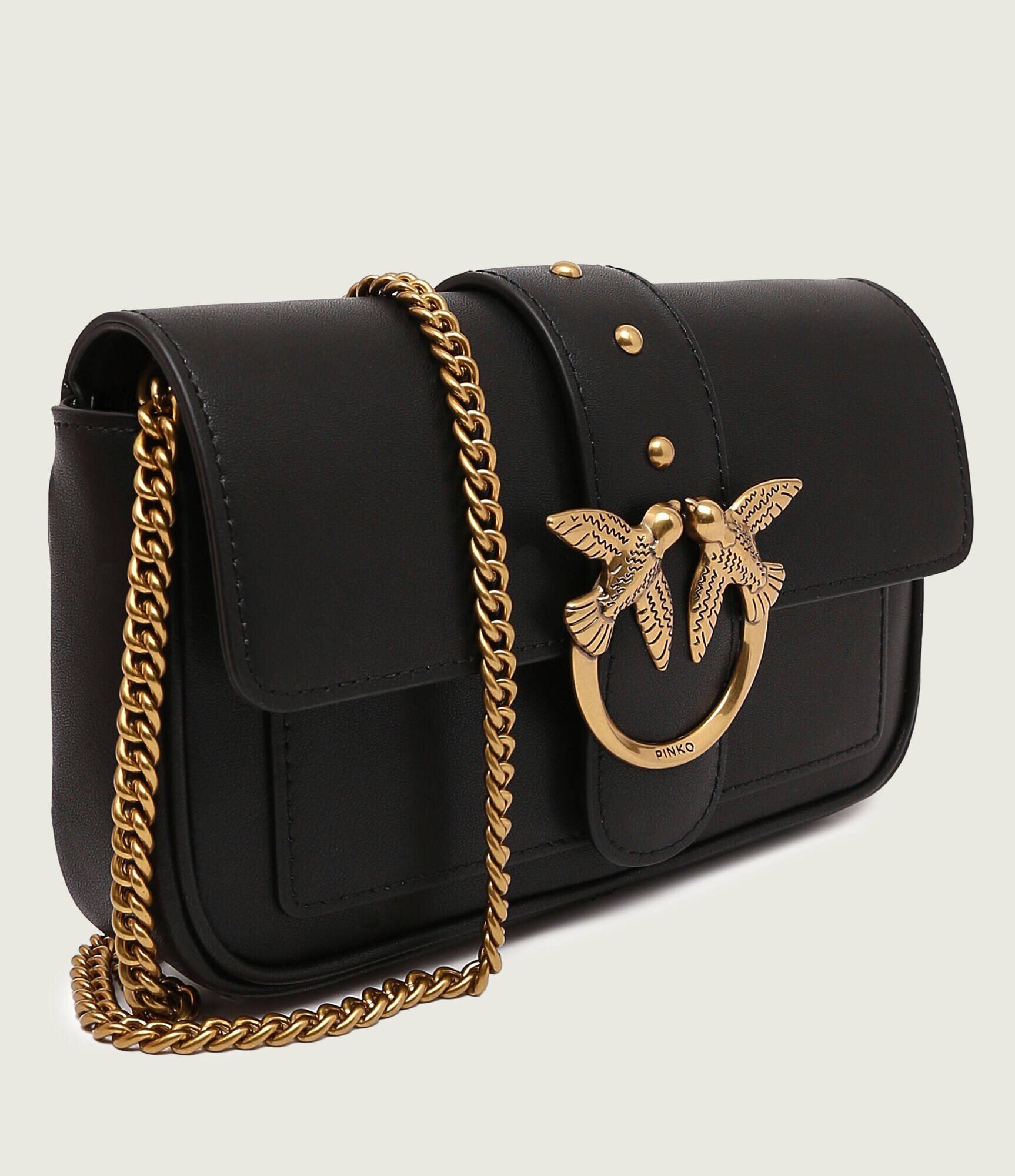 Pinko De piele geantă pe umăr LOVE ONE POCKET C