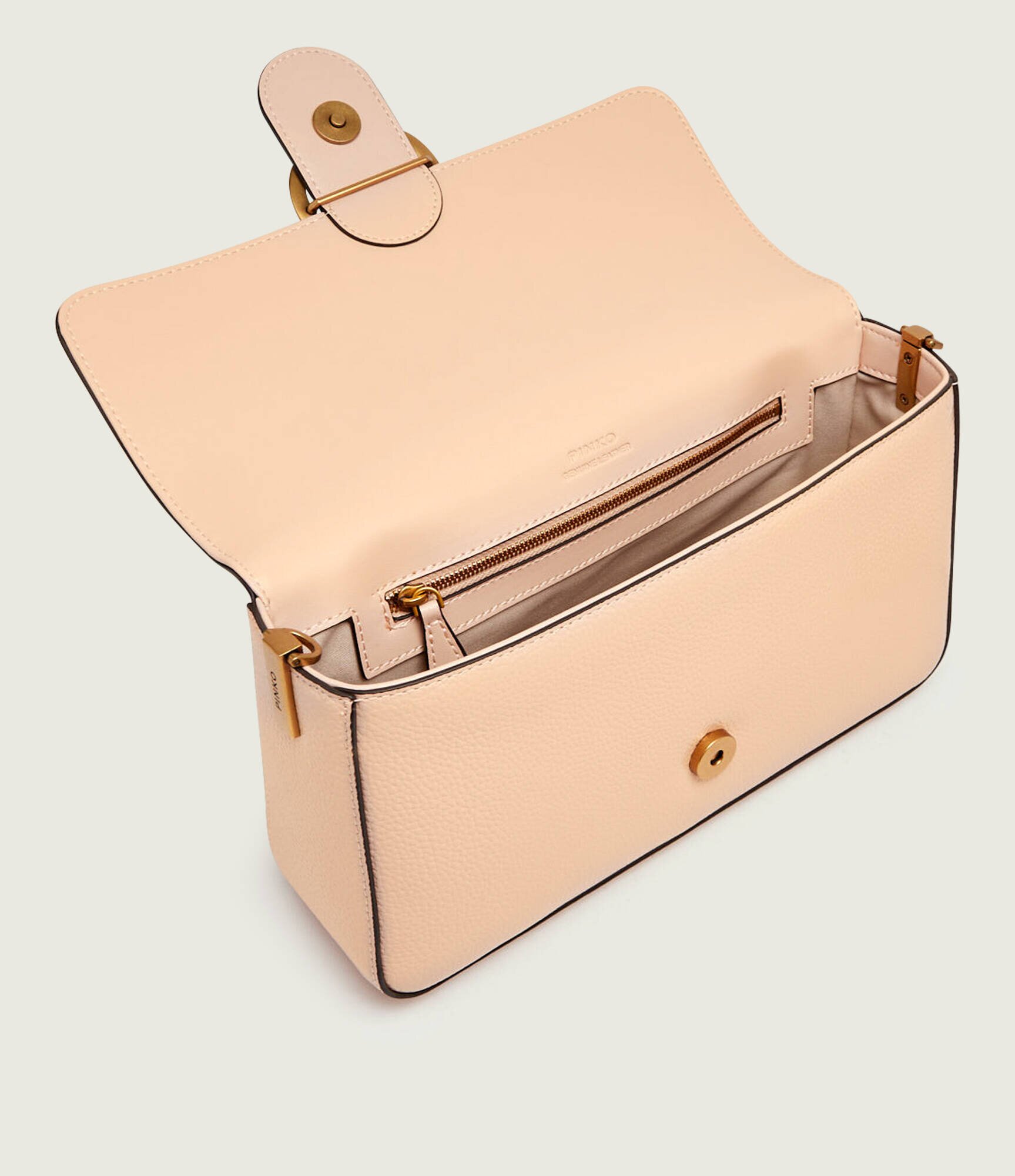 Pinko De piele geantă pe umăr LOVE ONE SLOUCHY CLASSIC