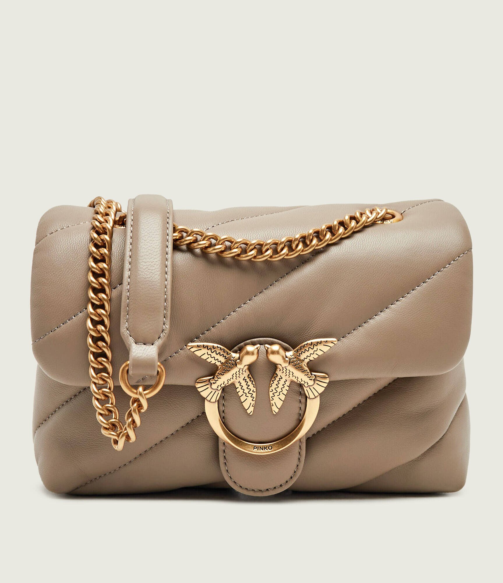 Pinko De piele geantă pe umăr Love Puff Mini