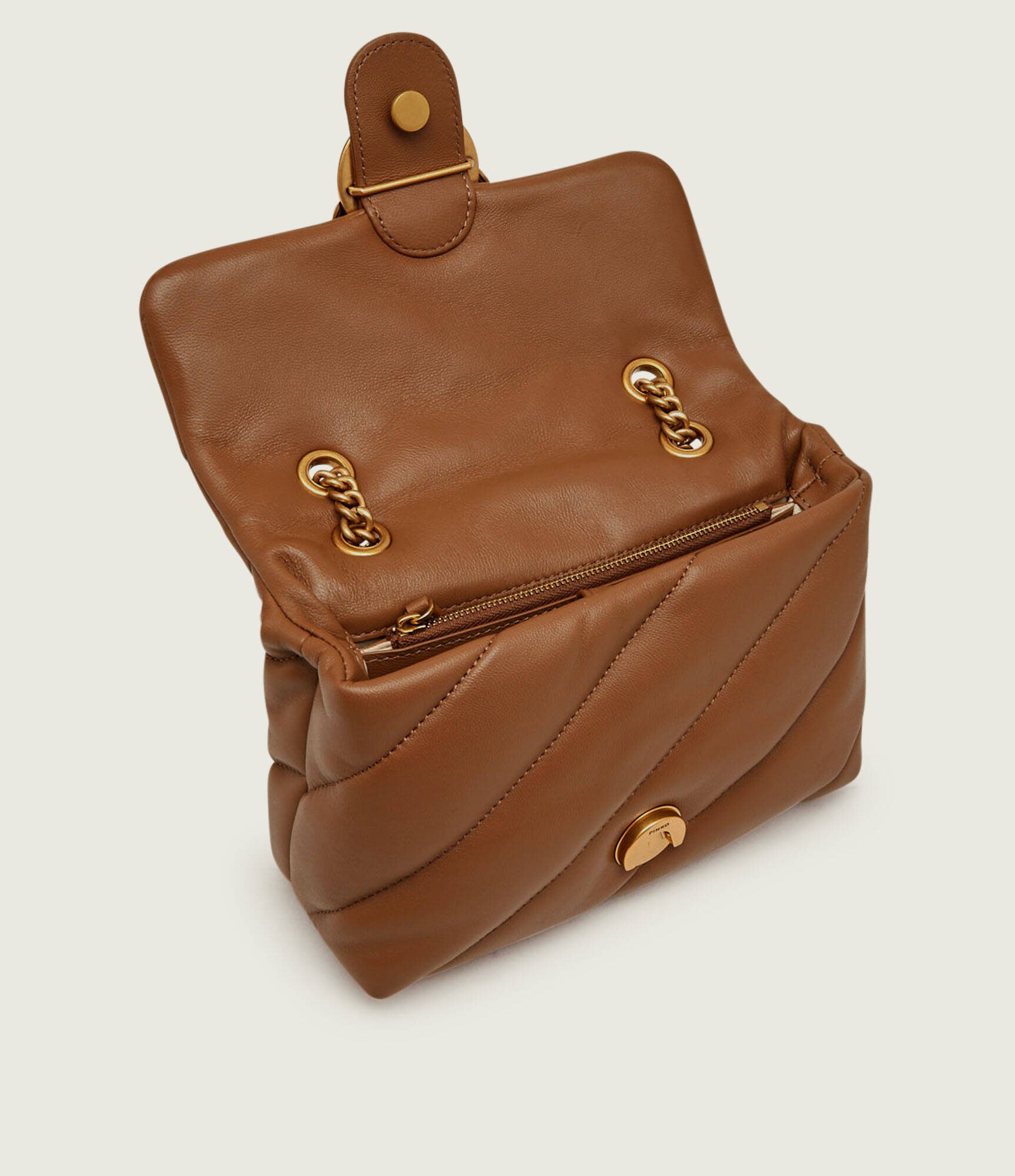 Pinko De piele geantă pe umăr Love Puff Mini