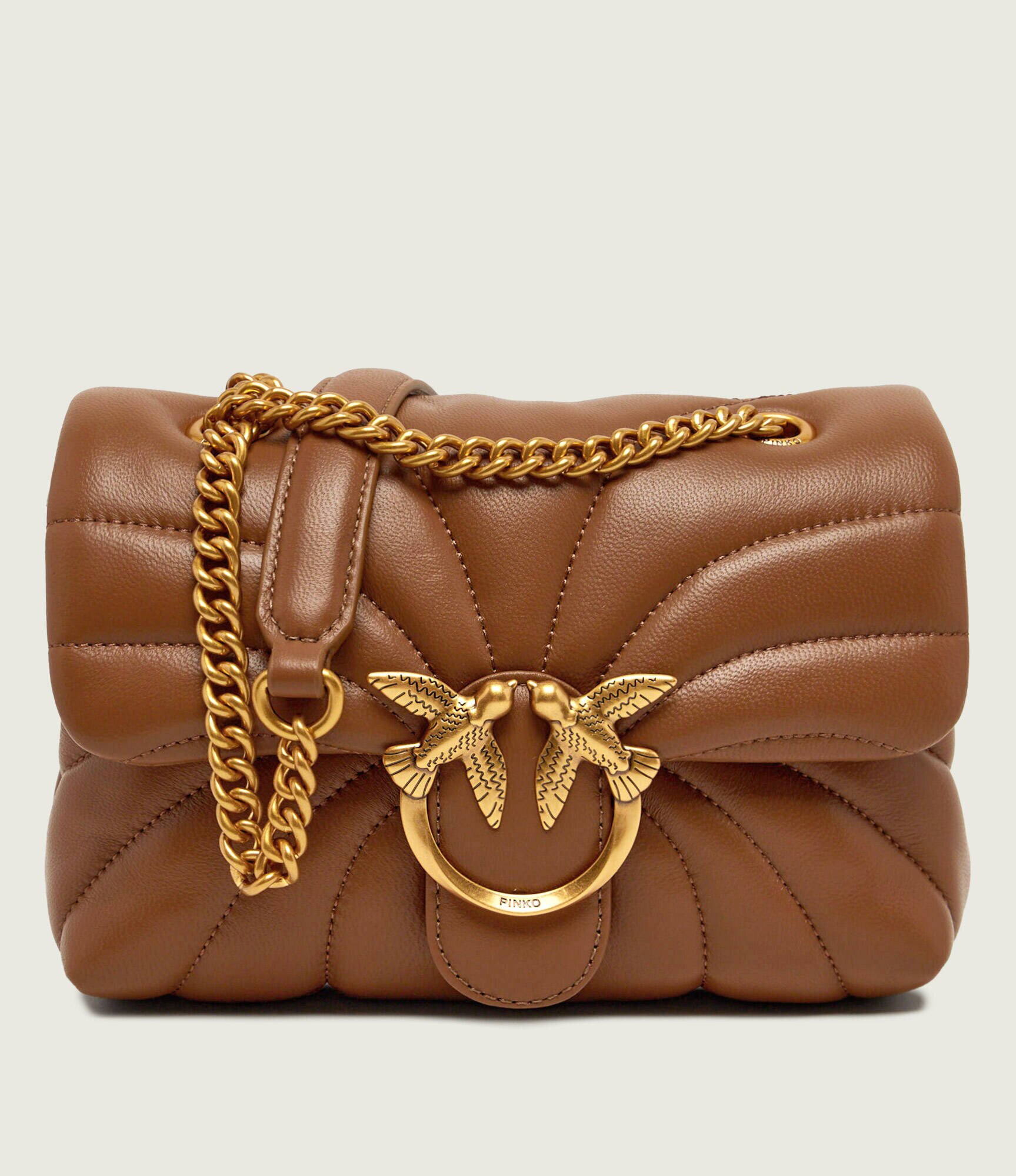 Pinko De piele geantă pe umăr Love Puff Mini
