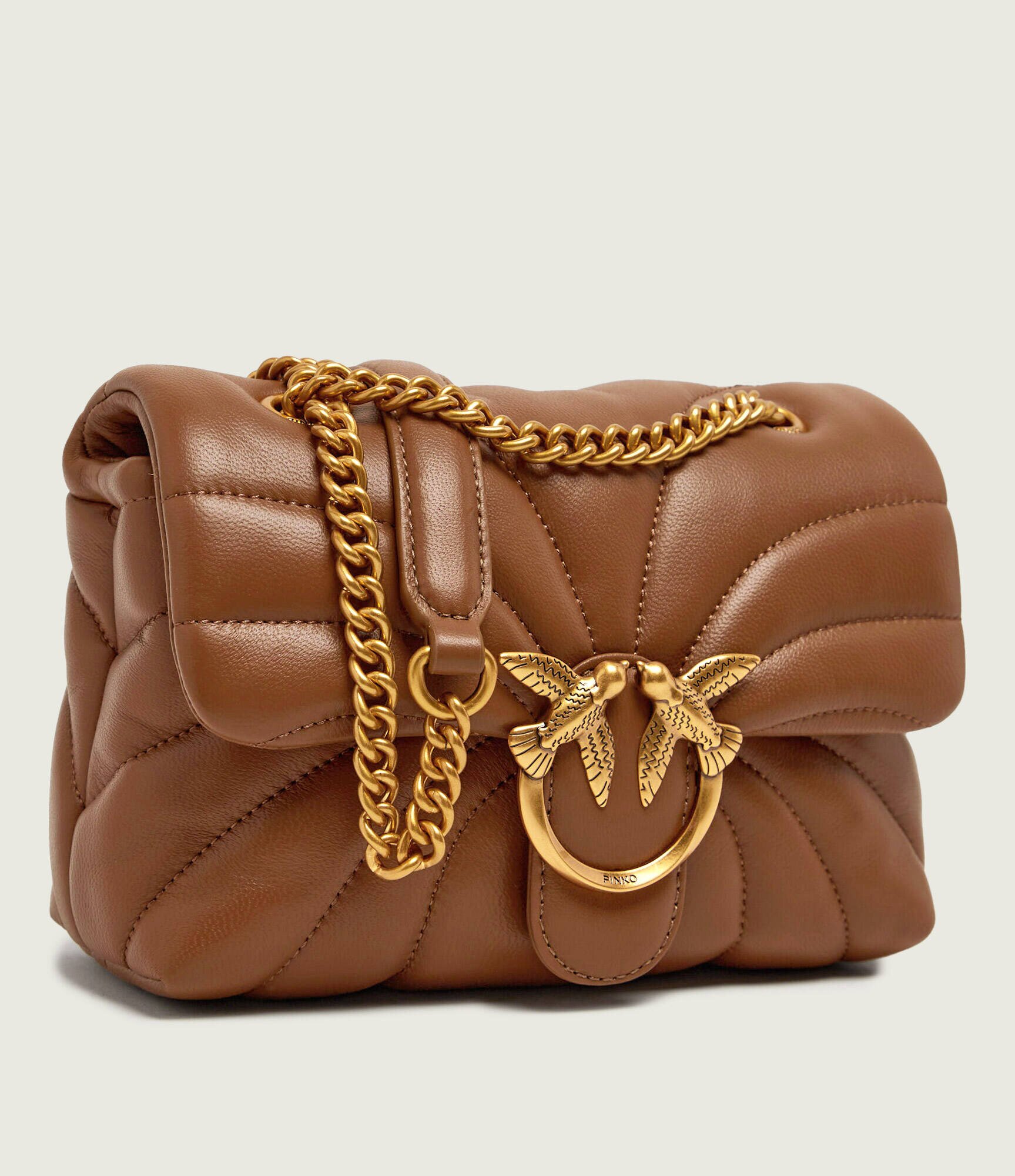 Pinko De piele geantă pe umăr Love Puff Mini