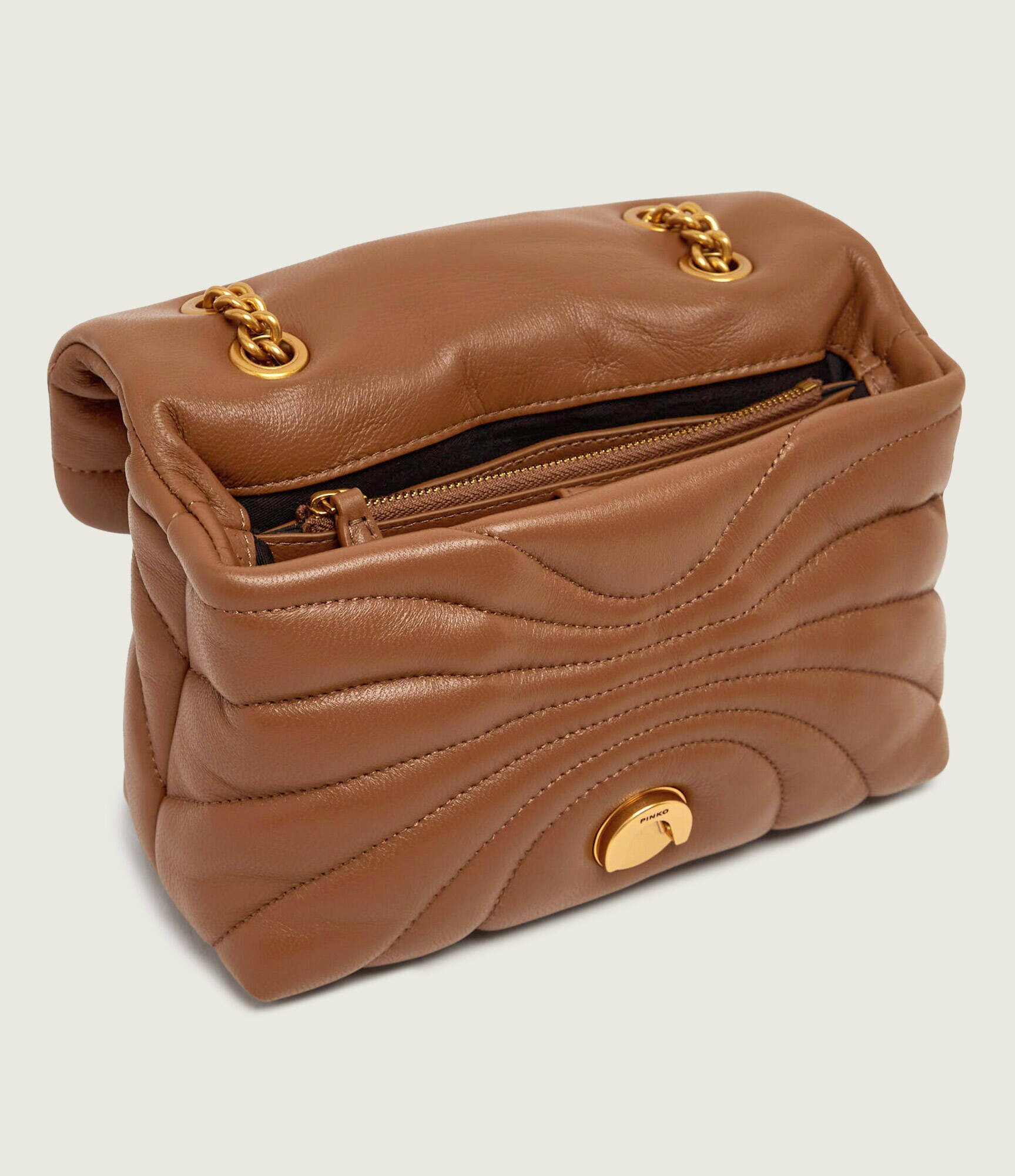 Pinko De piele geantă pe umăr Love Puff Mini