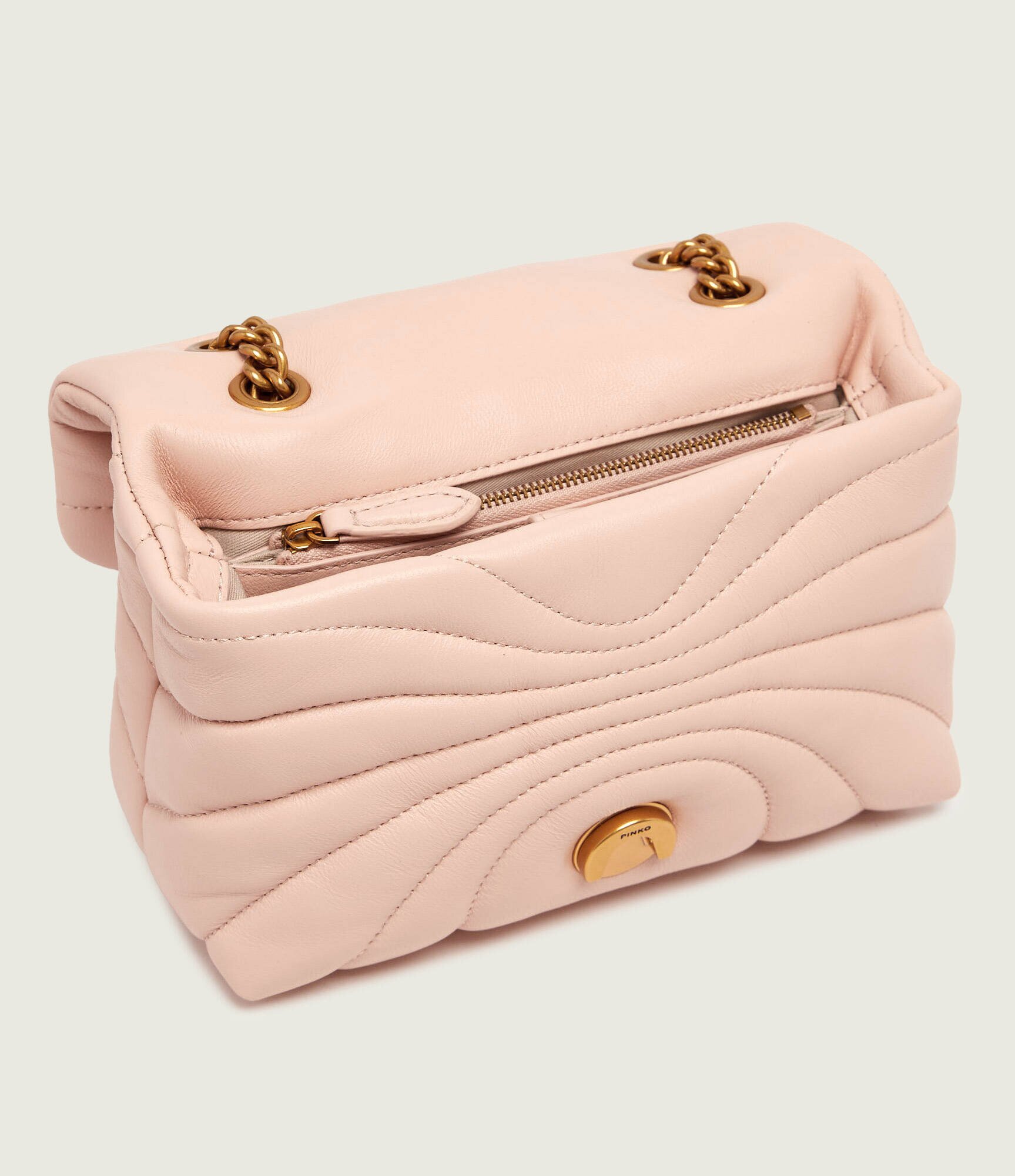 Pinko De piele geantă pe umăr Love Puff Mini