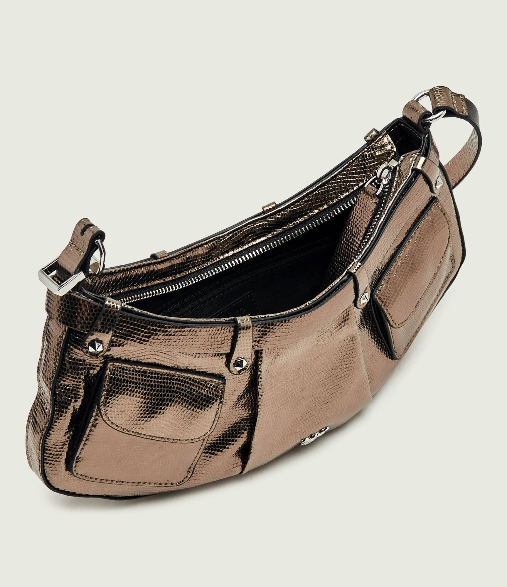 Pinko De piele geantă pe umăr Pocket body Mini