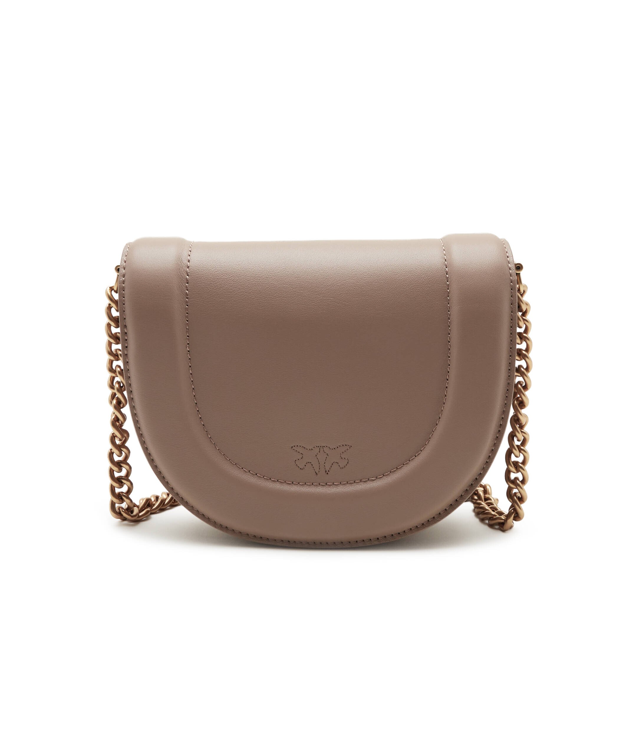 Pinko De piele geantă pe umăr Round Click Mini