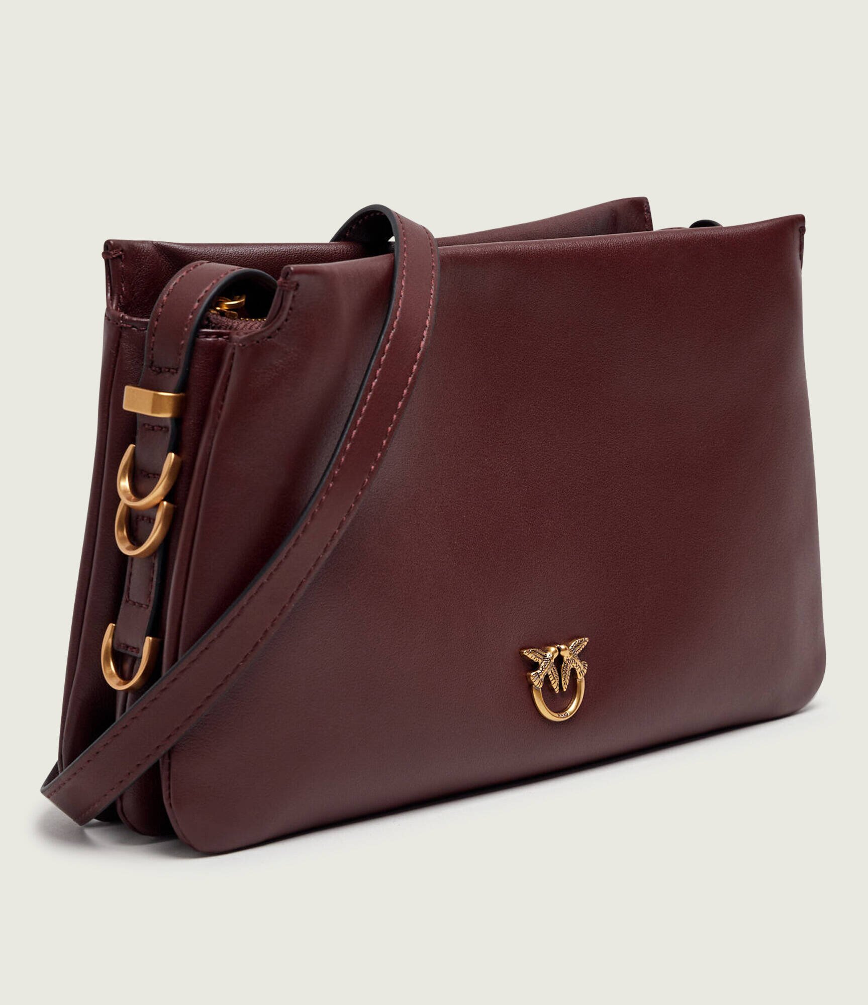Pinko De piele geantă pe umăr TRIPLET MINI