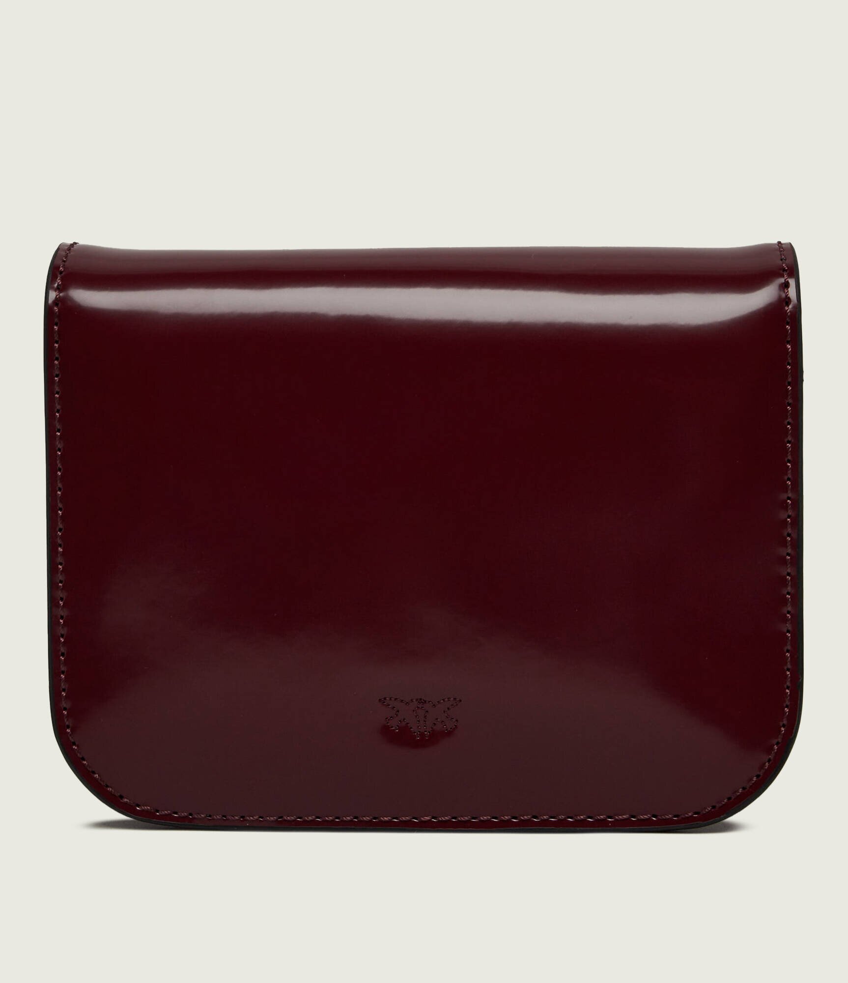 Pinko De piele geantă poștaș Love Box Bag Mini