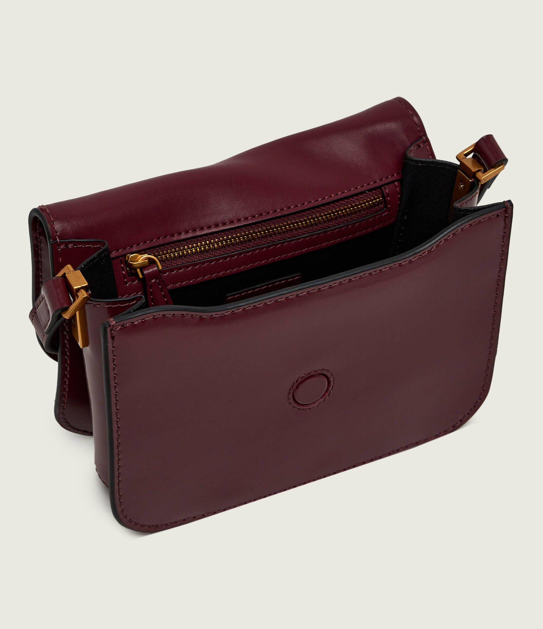 Pinko De piele geantă poștaș Love Box Bag Mini