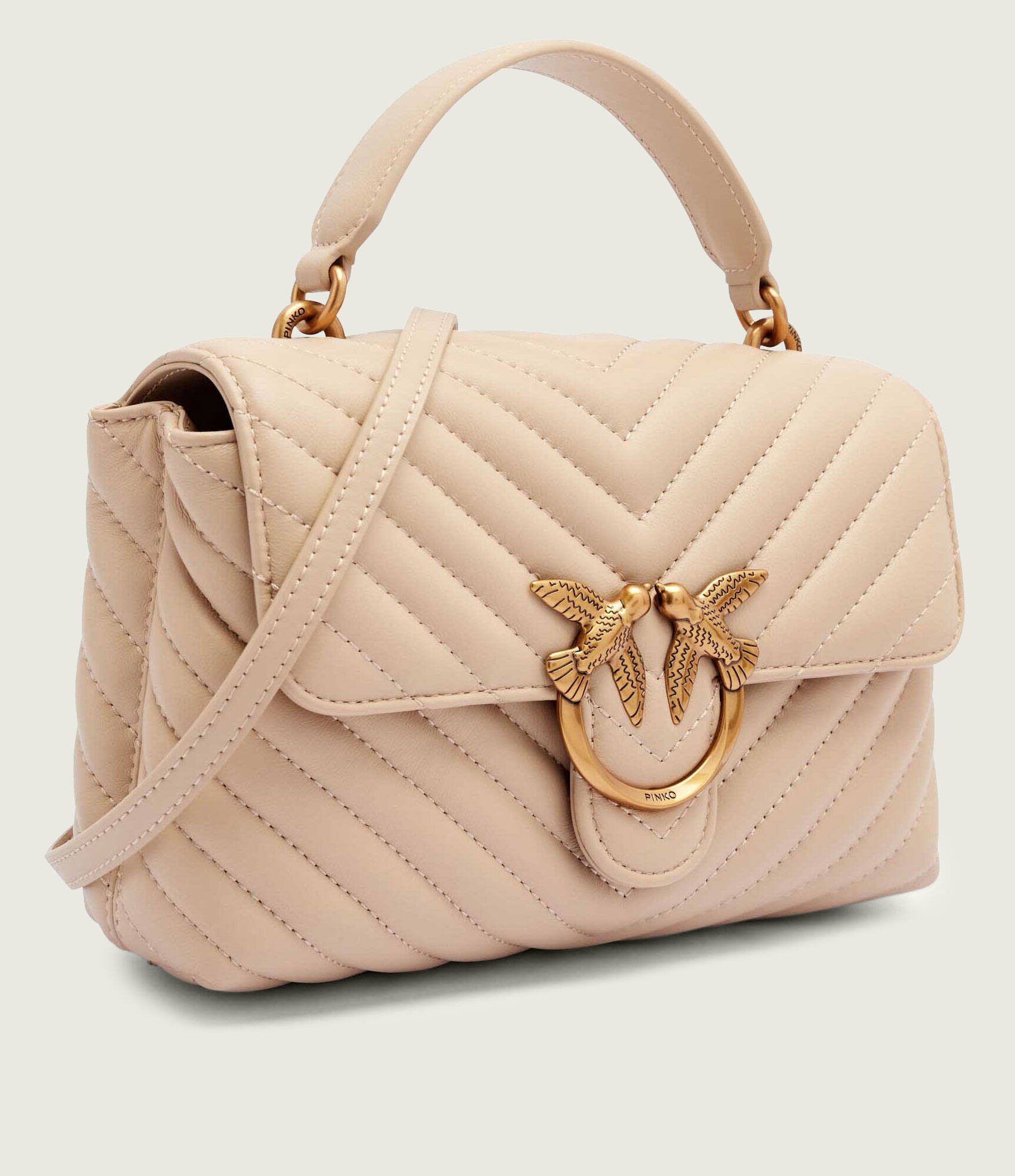 Pinko De piele geantă poștaș LOVE LADY PUFF MINI CL SHEEP N