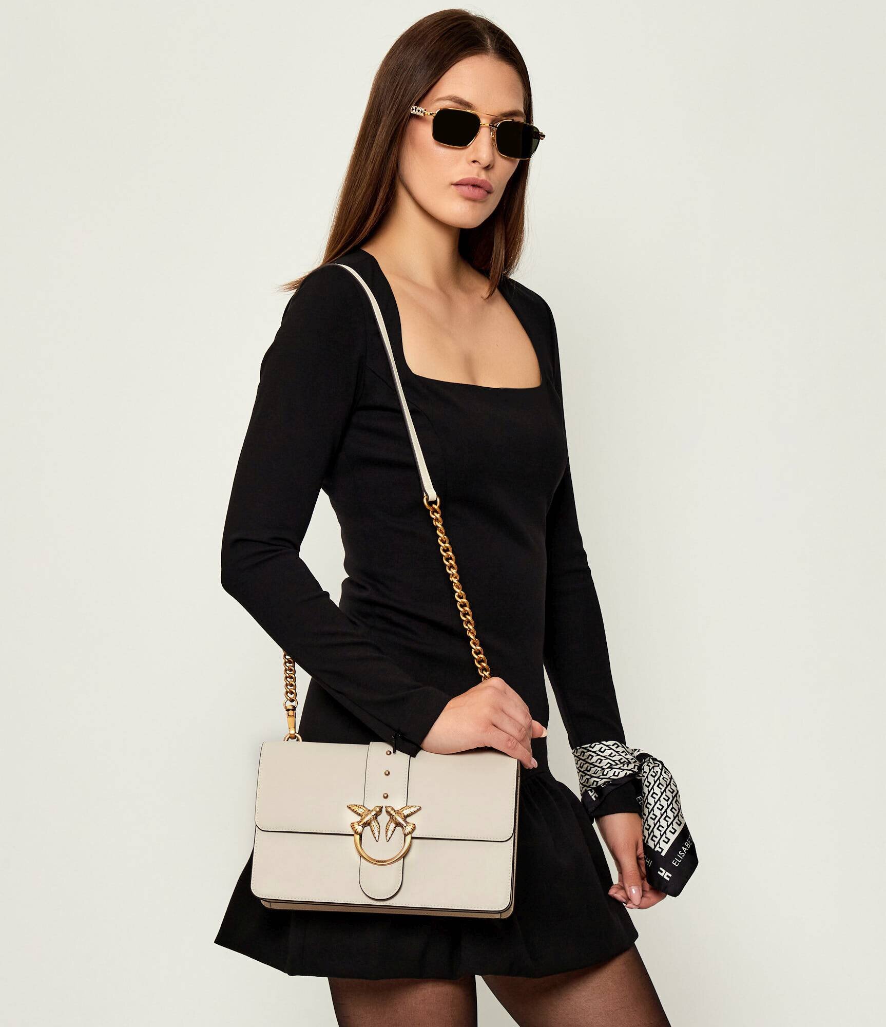 Pinko De piele geantă poștaș LOVE ONE CLASSIC CL