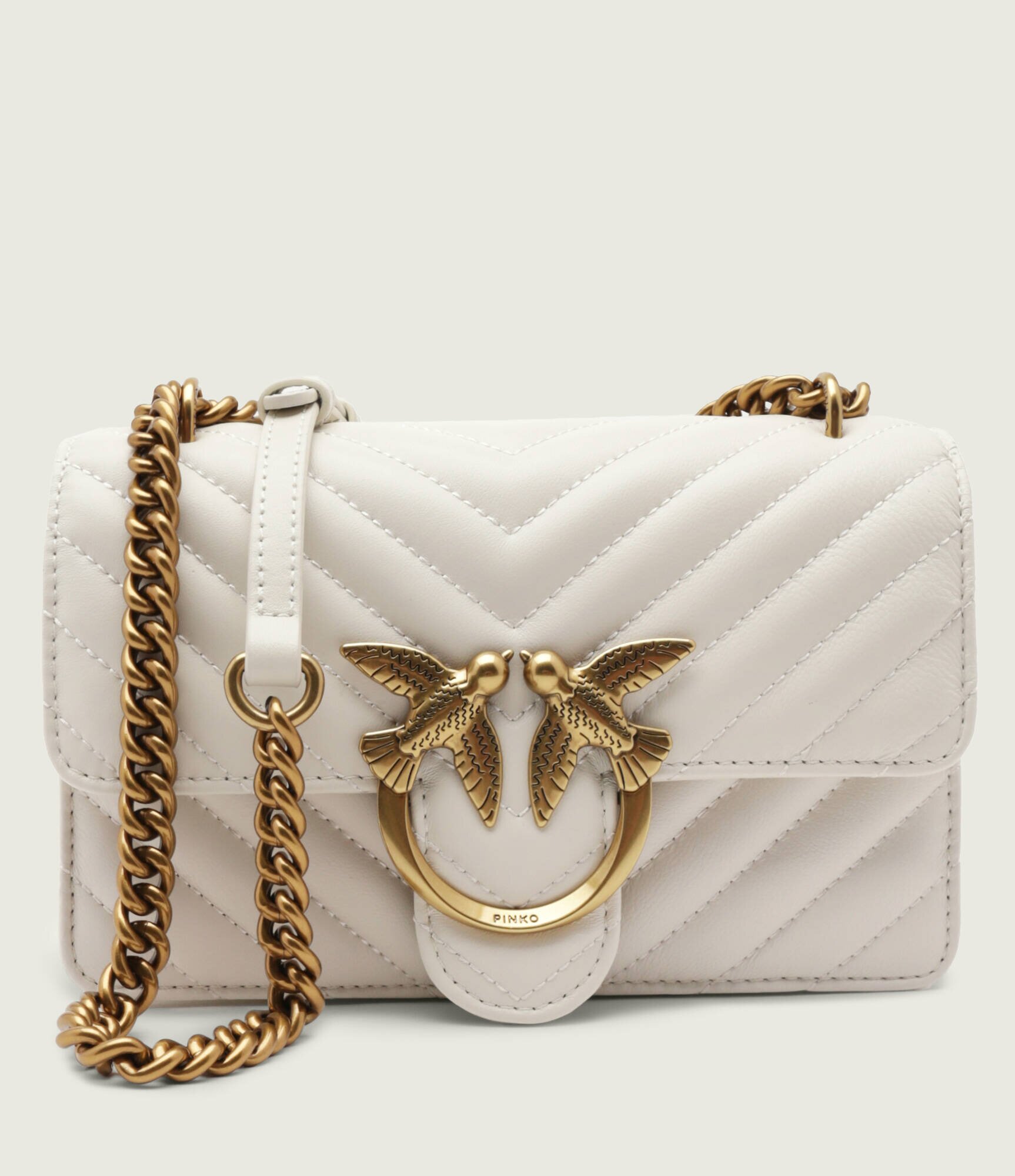 Pinko De piele geantă poștaș LOVE ONE MINI DC