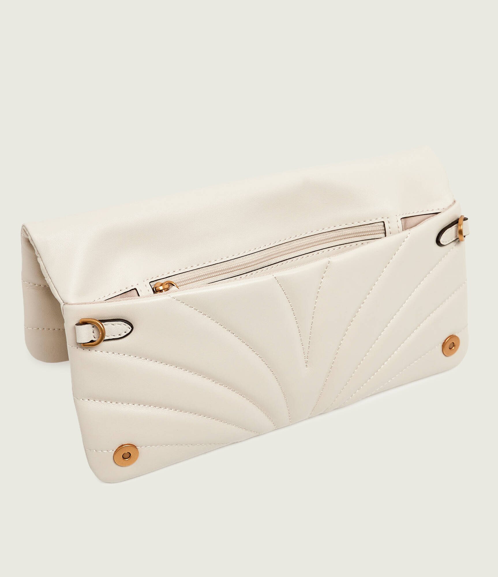 Pinko De piele geantă poștaș/poșetă plic Click Horizontal Classic