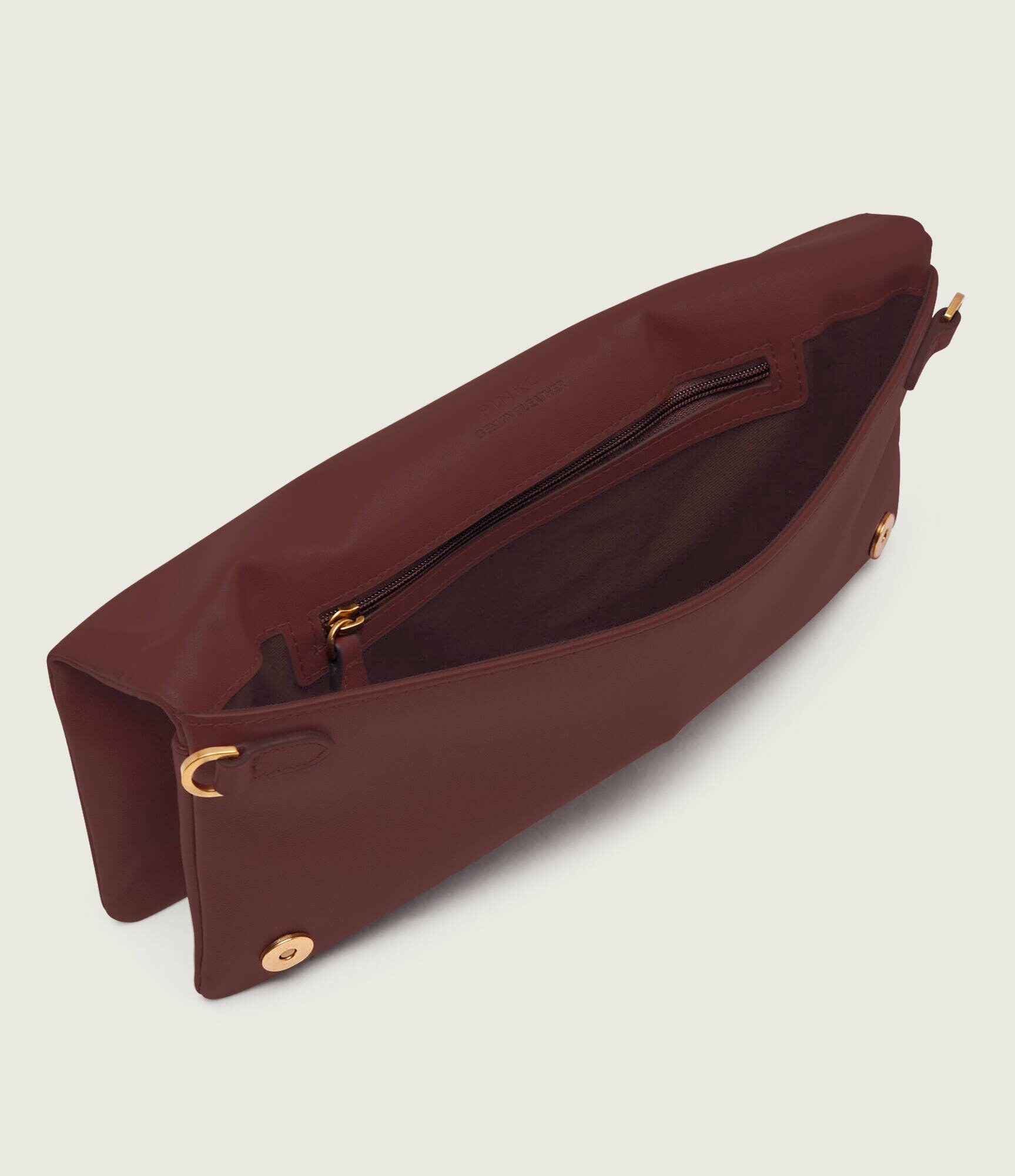 Pinko De piele geantă poștaș/poșetă plic CLICK SOFT HORIZONTAL CLASSIC