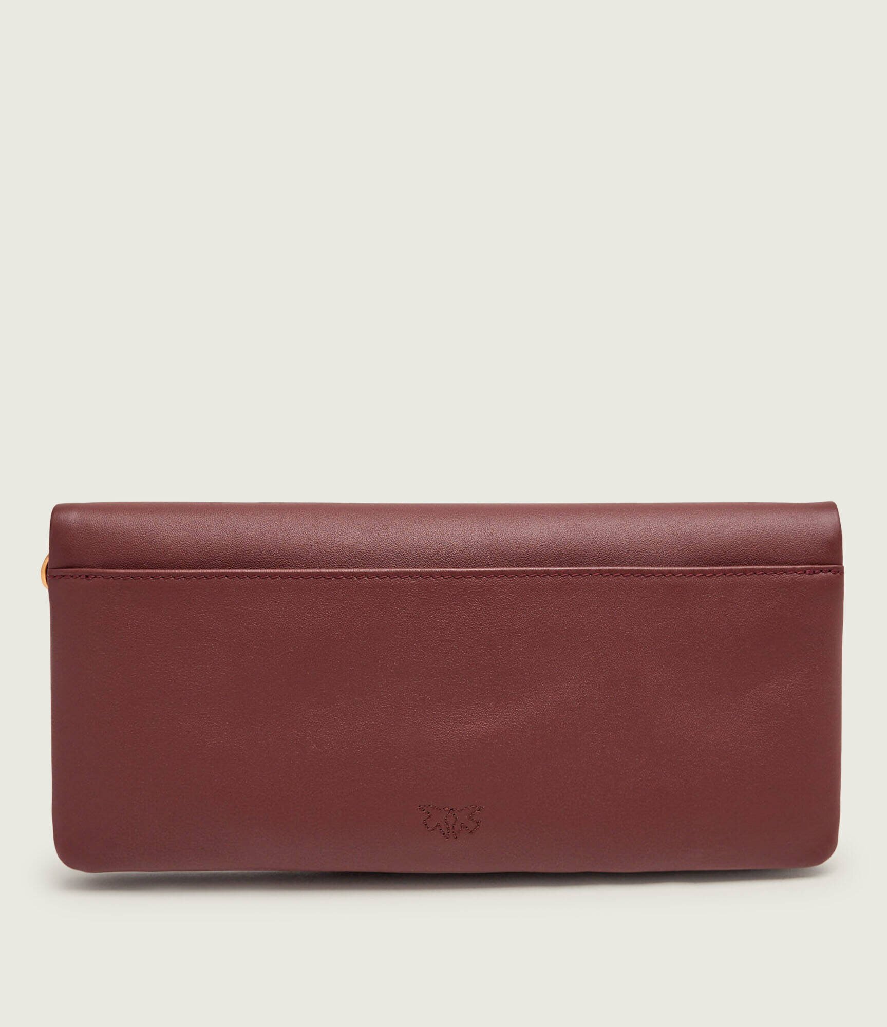 Pinko De piele geantă poștaș/poșetă plic Click Soft Horizontal Classic