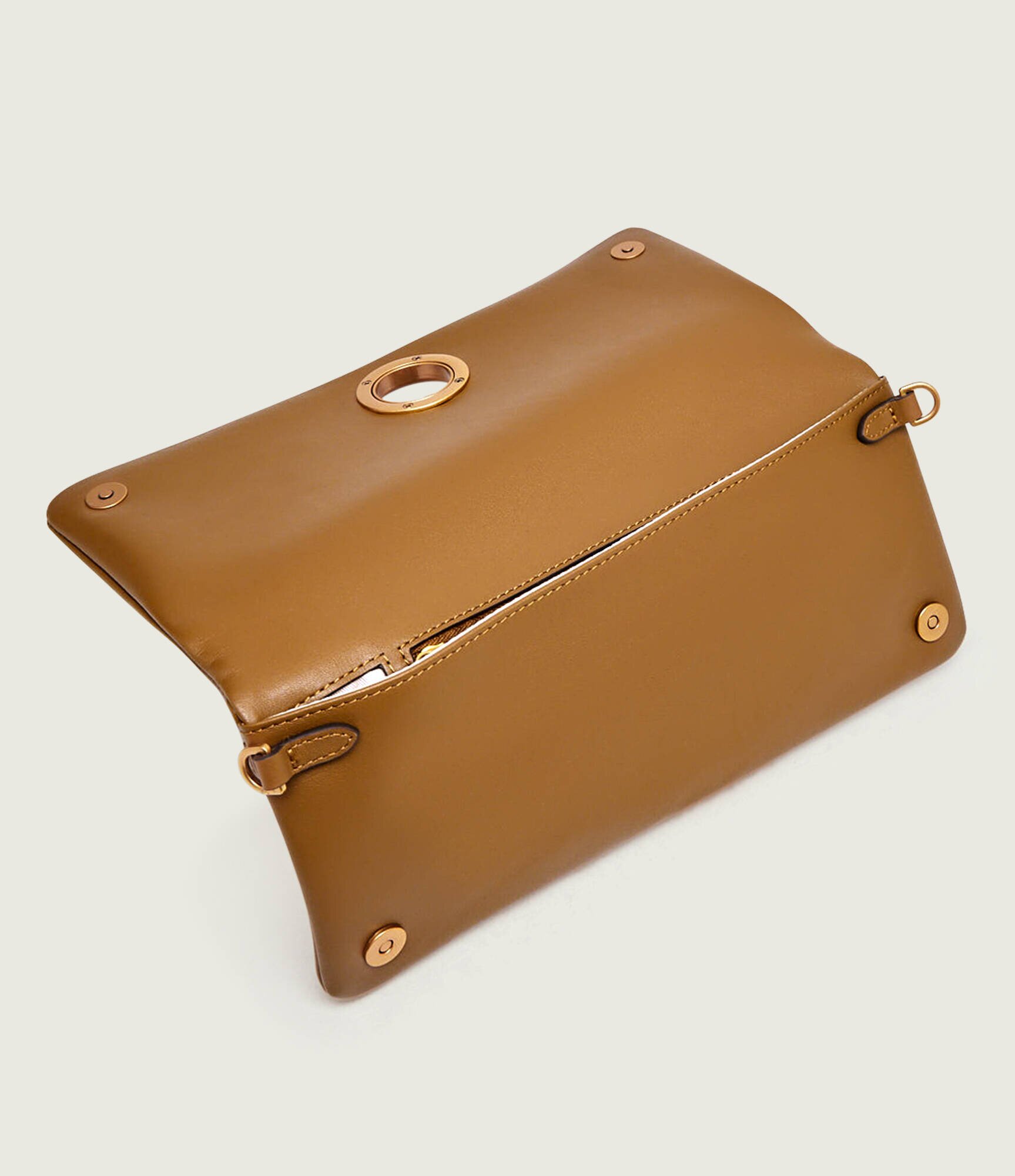 Pinko De piele geantă poștaș/poșetă plic Click Soft Horizontal Classic