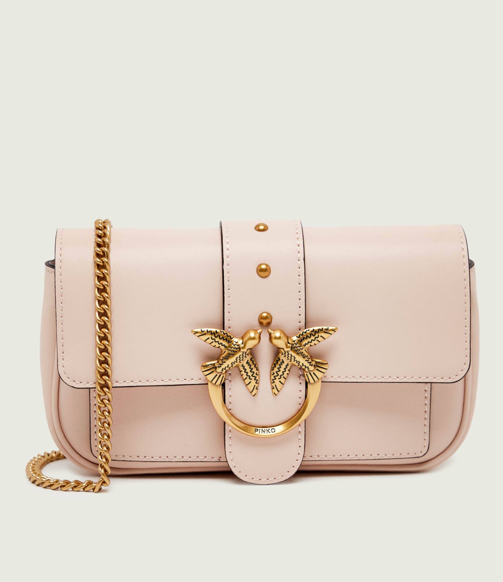 Pinko De piele geantă poștaș/poșetă plic Love One Pocket C