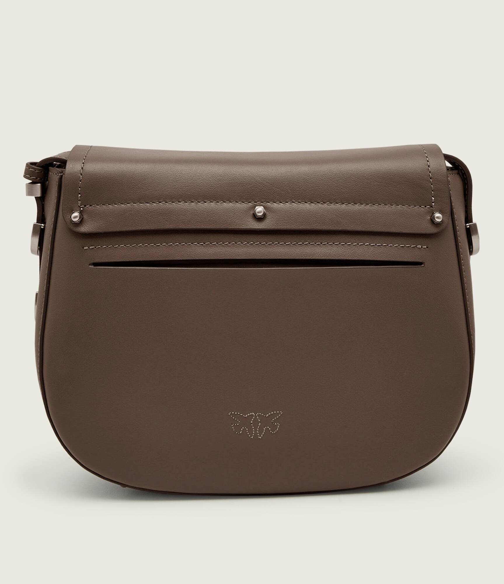 Pinko De piele geantă poștaș SADDLE CLASSIC