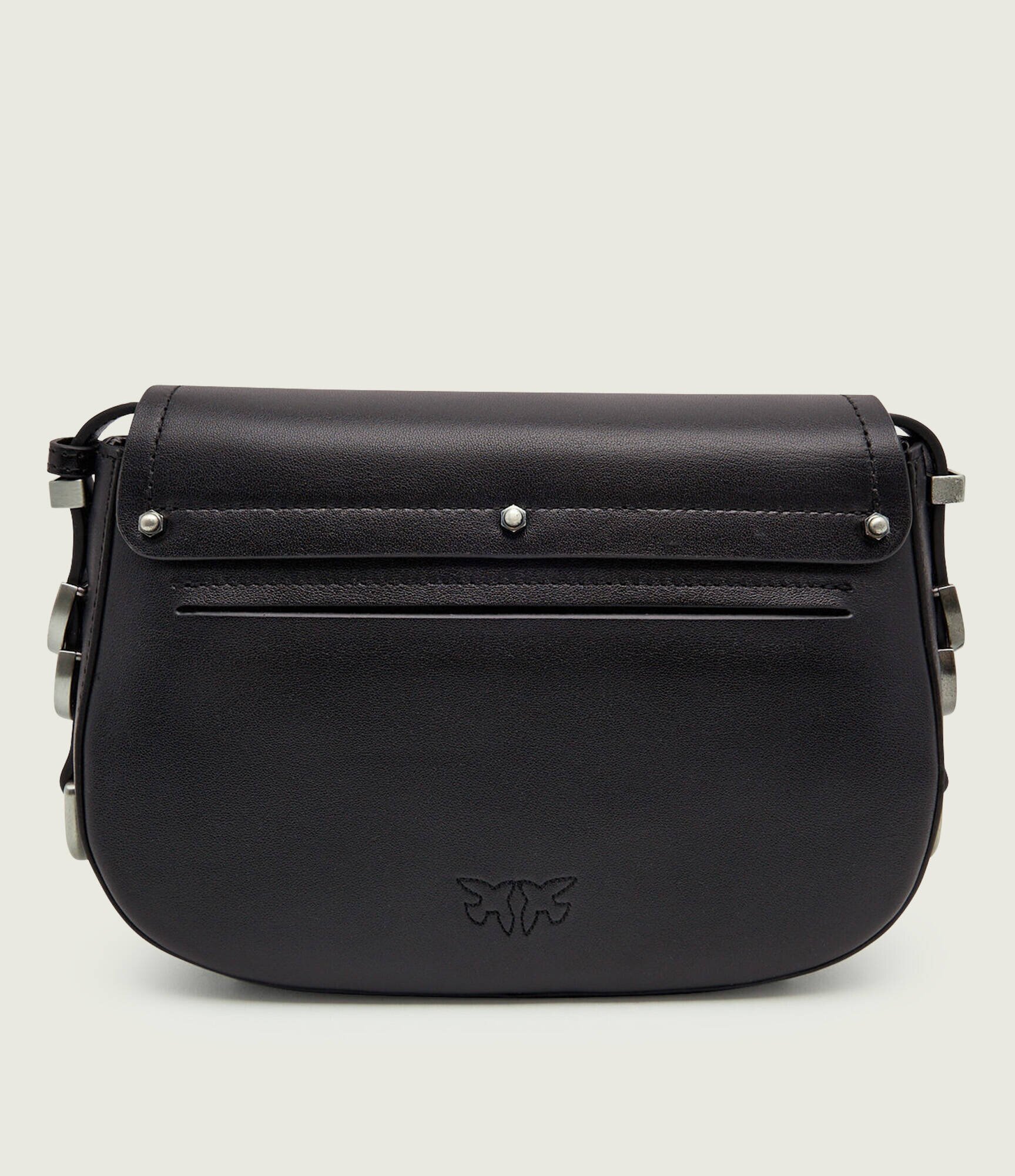 Pinko De piele geantă poștaș SADDLE MINI