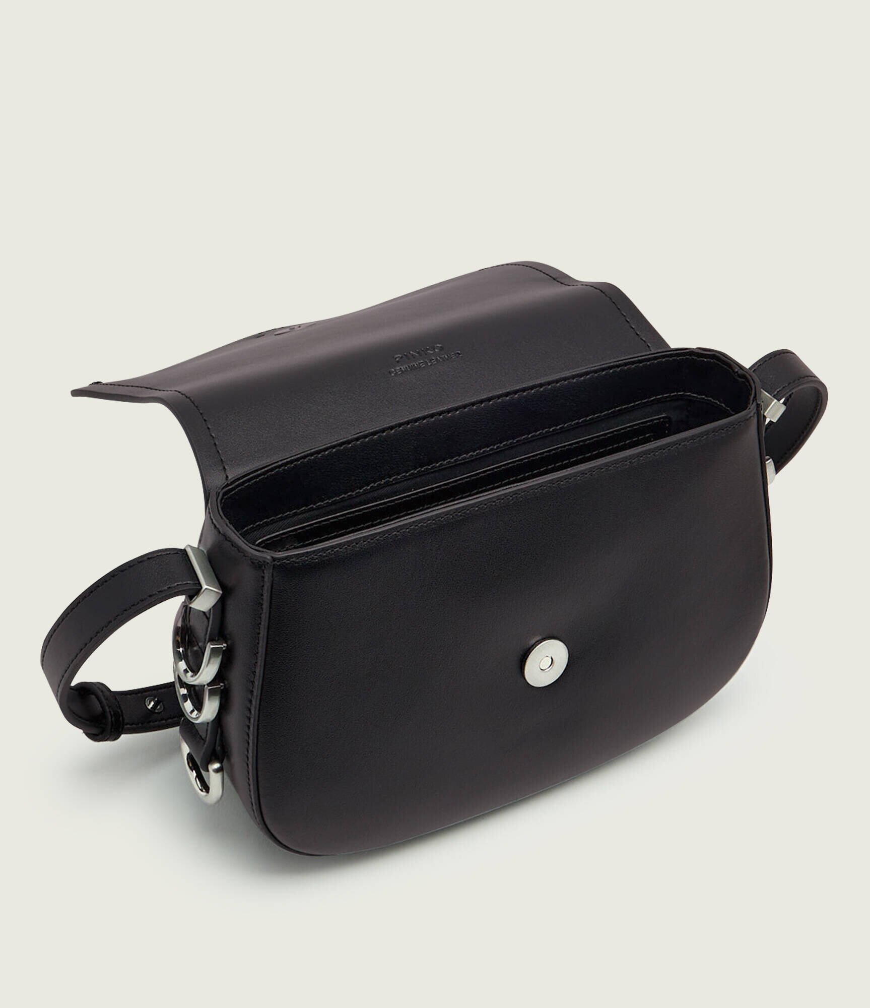 Pinko De piele geantă poștaș SADDLE MINI