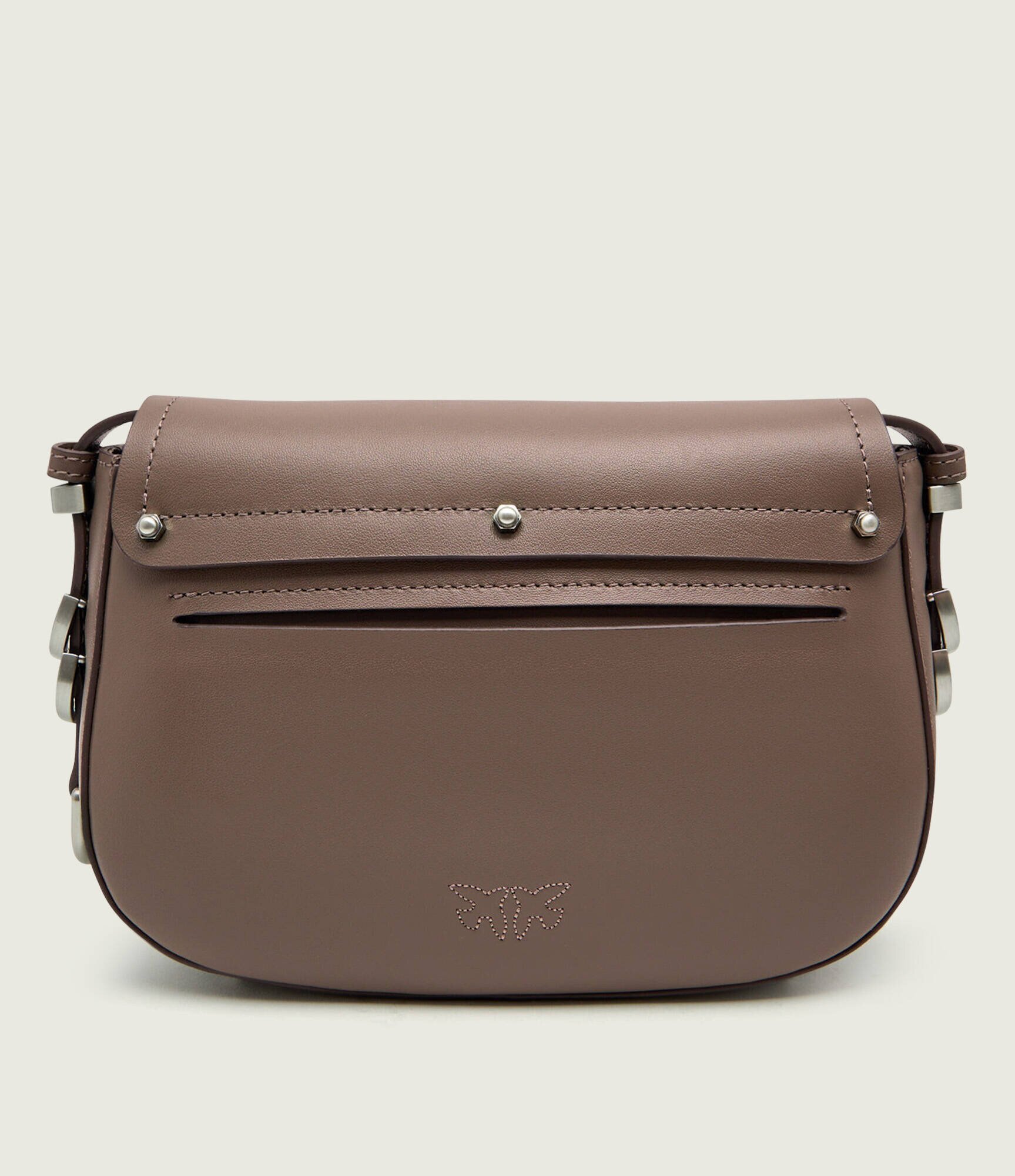 Pinko De piele geantă poștaș SADDLE MINI