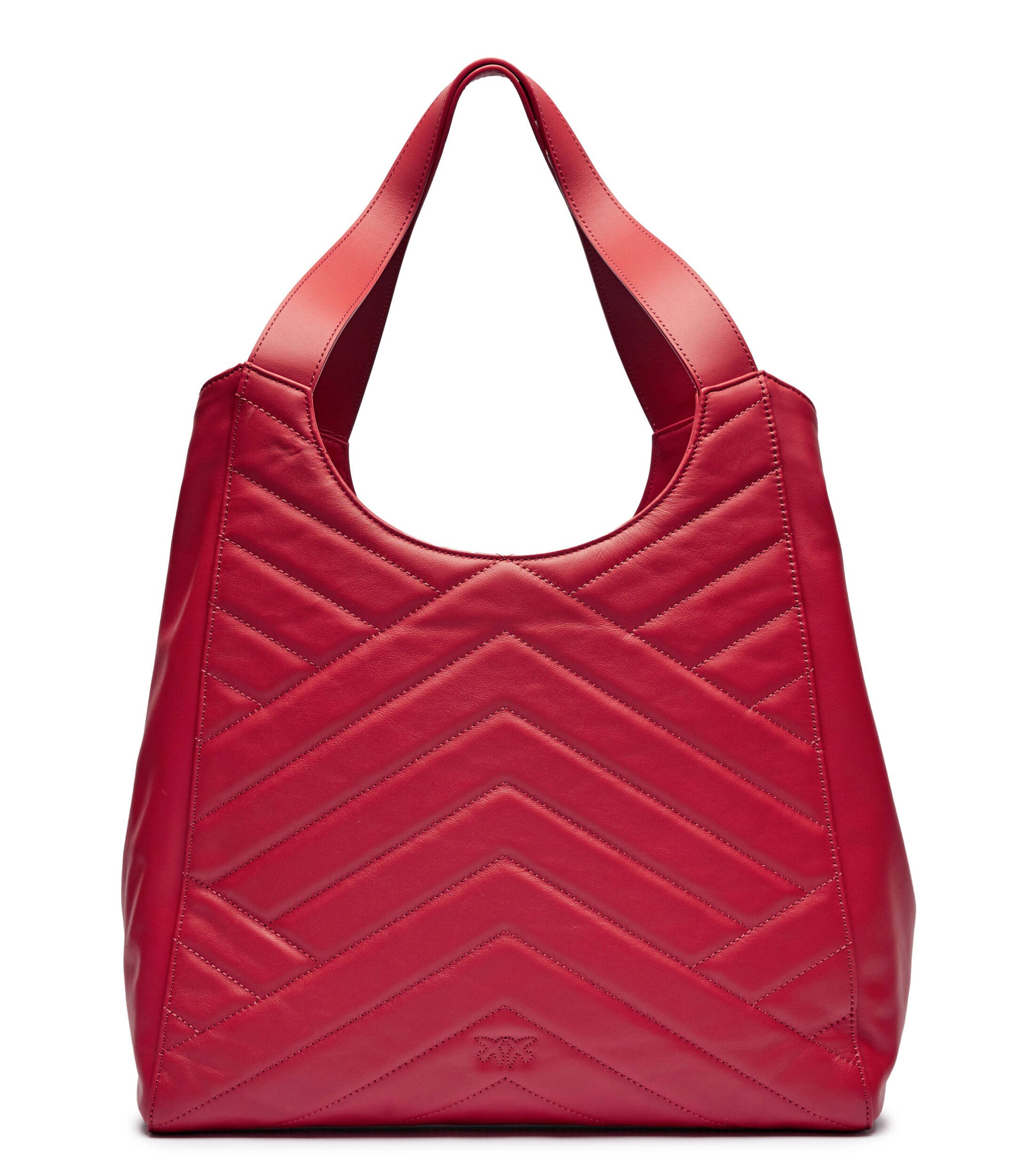 Pinko De piele geantă shopper Puzzle