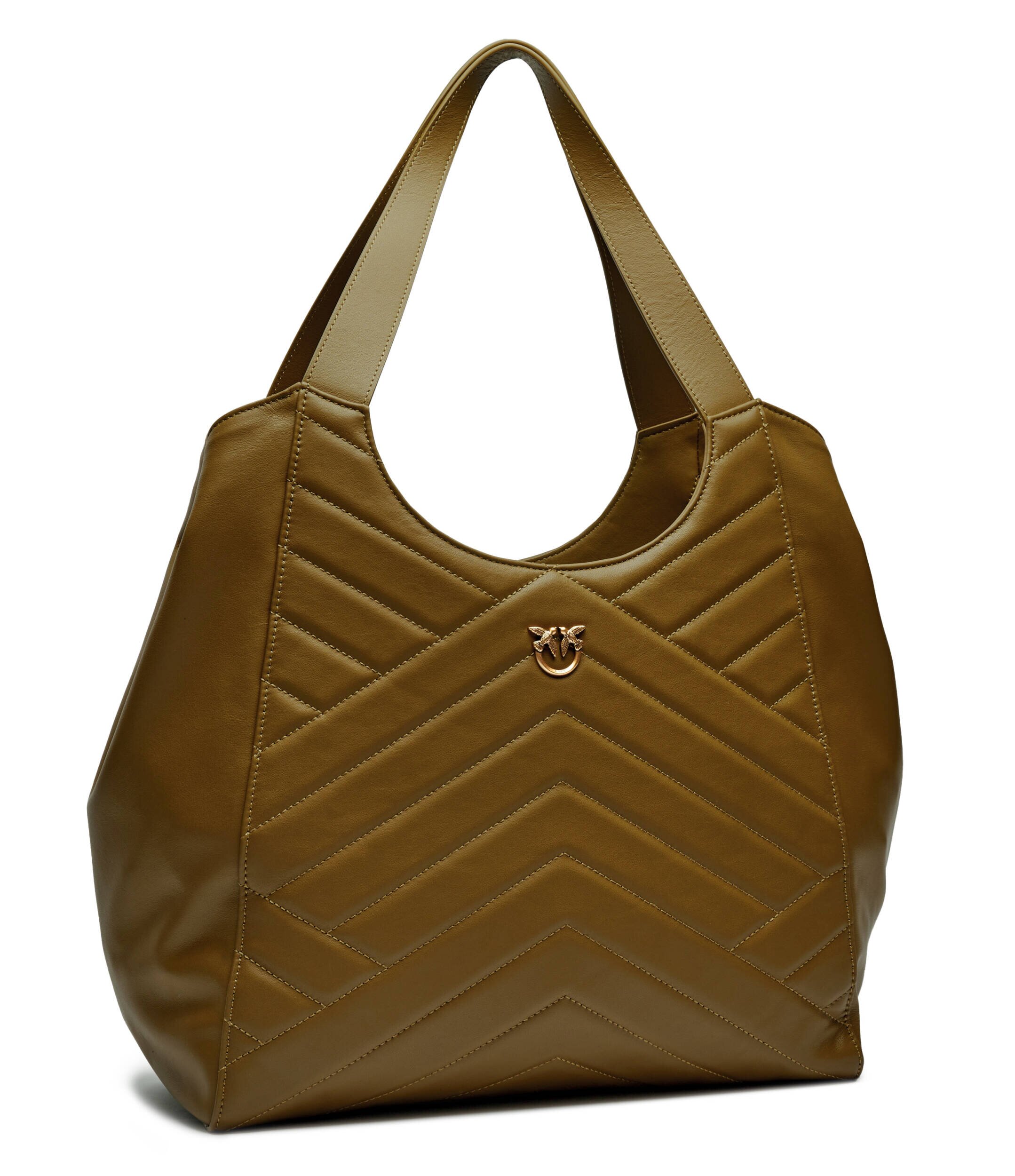 Pinko De piele geantă shopper Puzzle