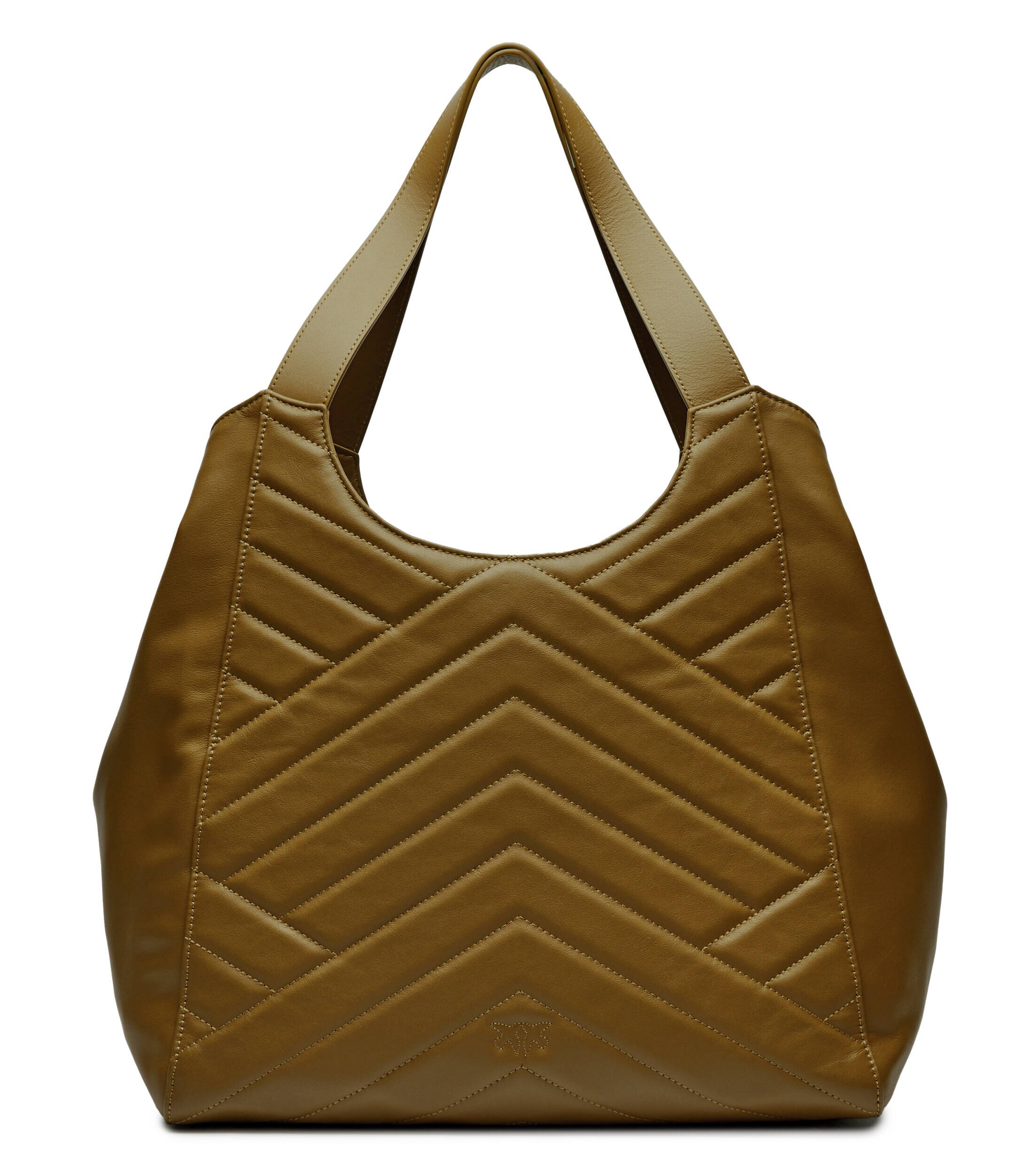 Pinko De piele geantă shopper Puzzle